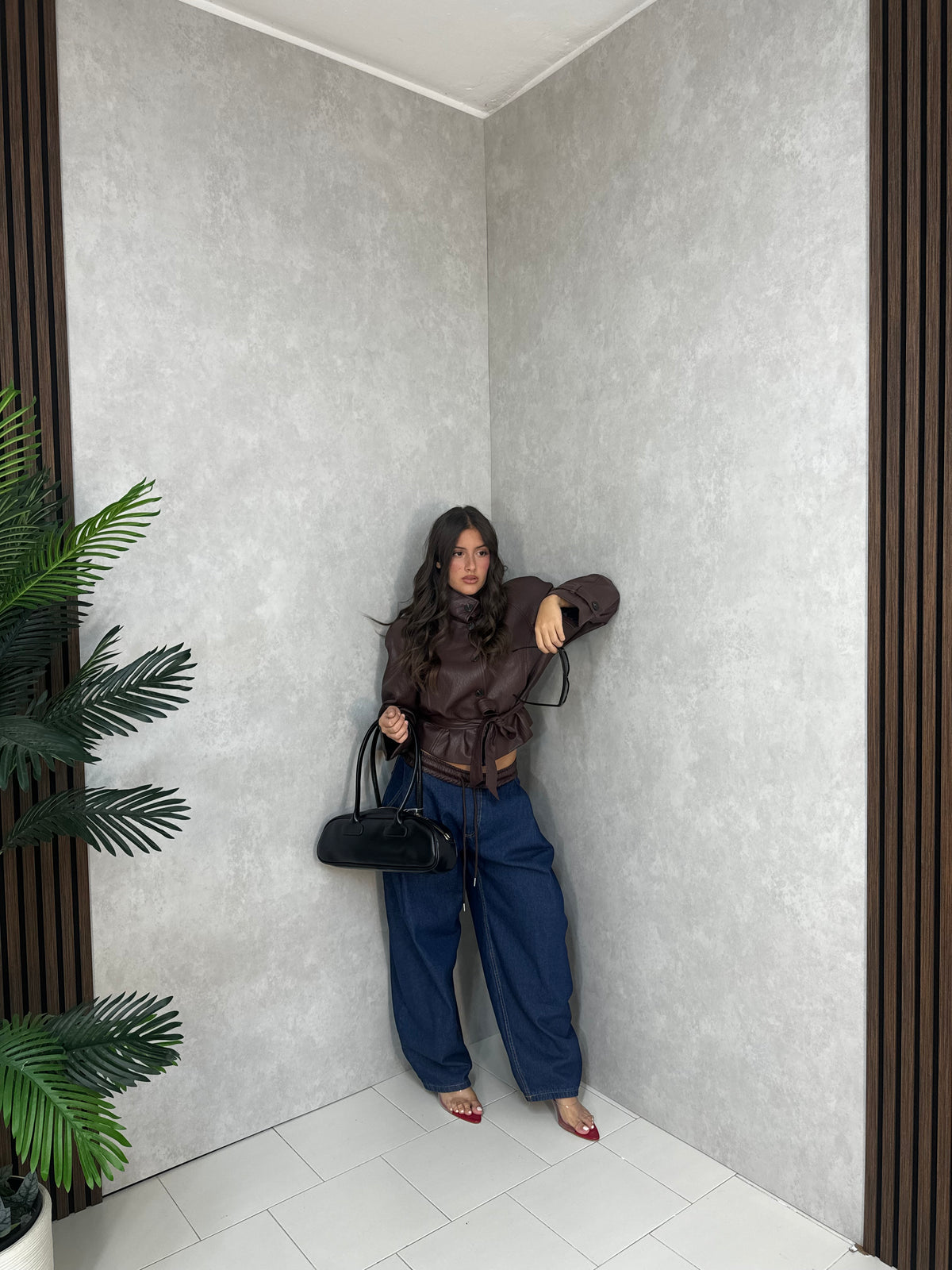 Completo Denim & Leather Chic