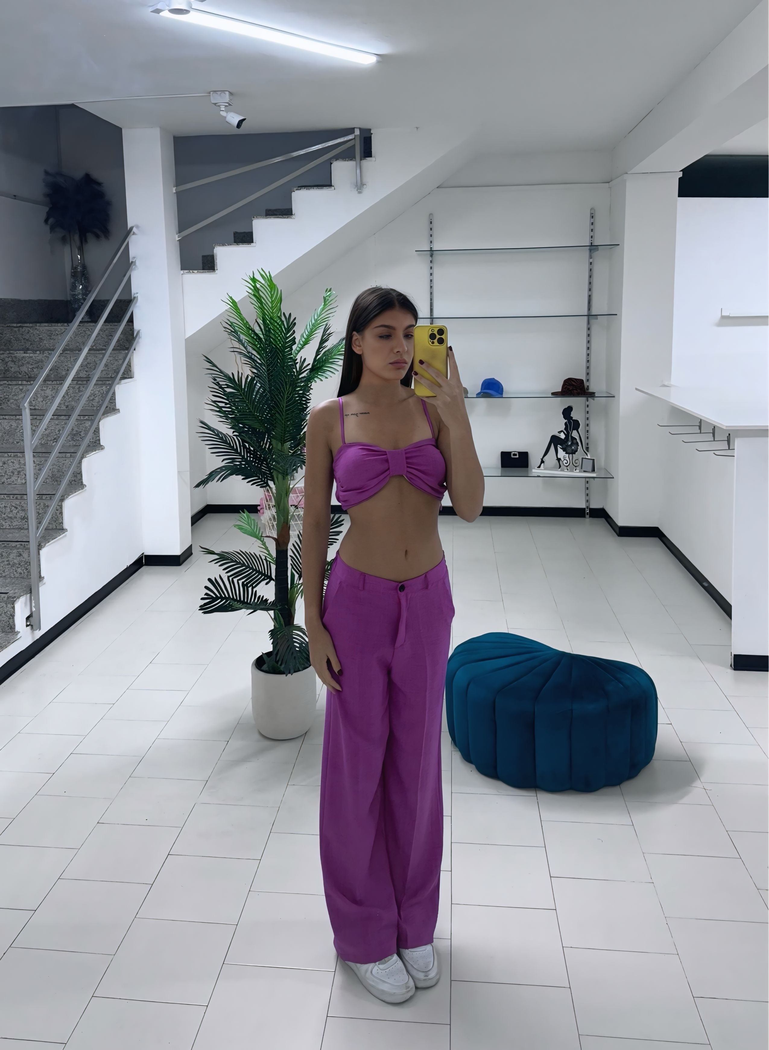 Tailleur miris magenta