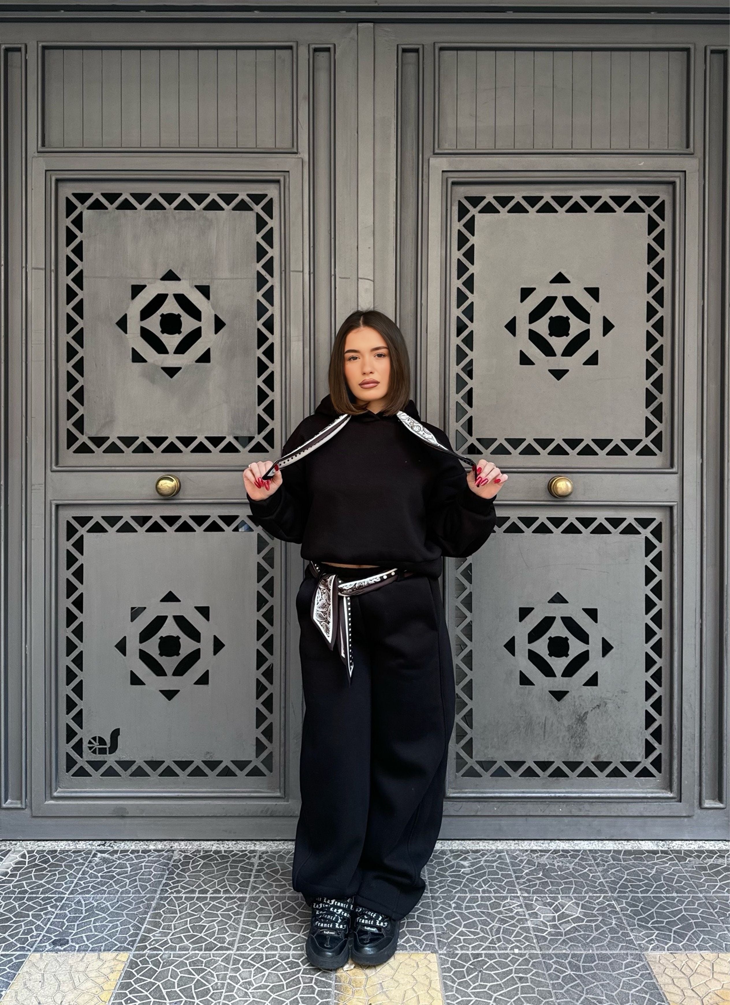 Coordinato tuta black 97028