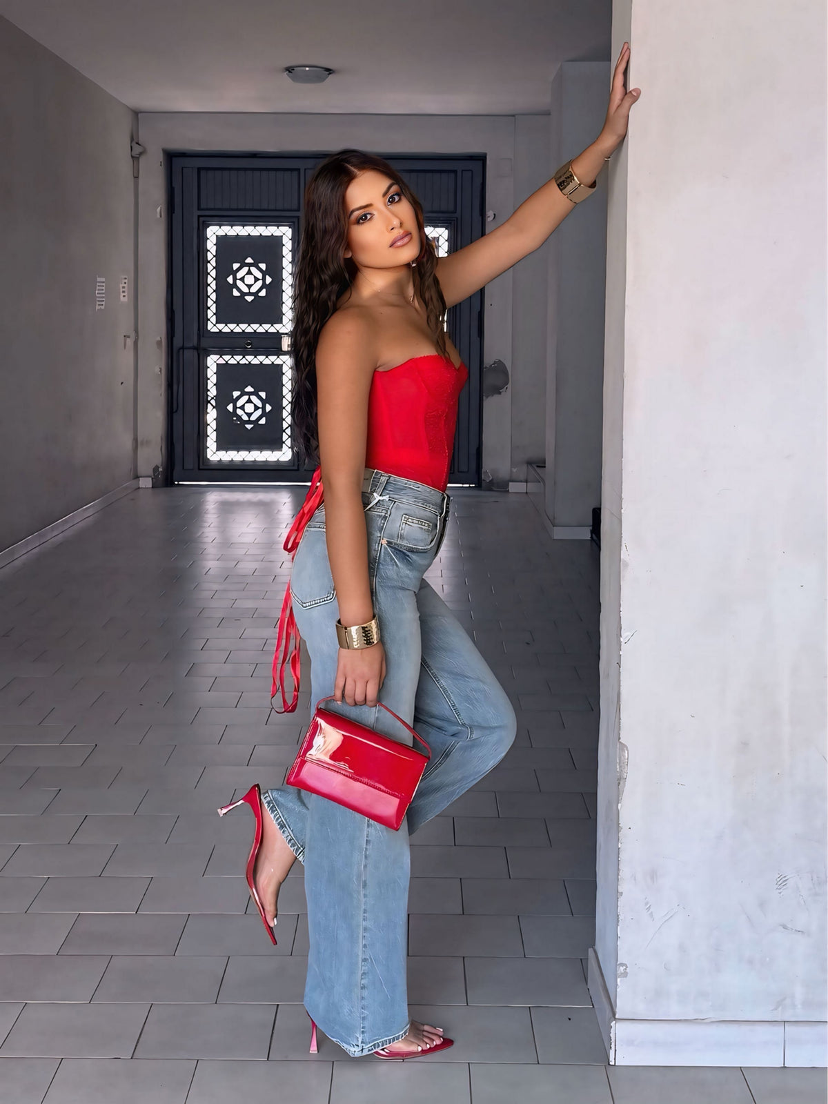 Jeans waqus palazzo