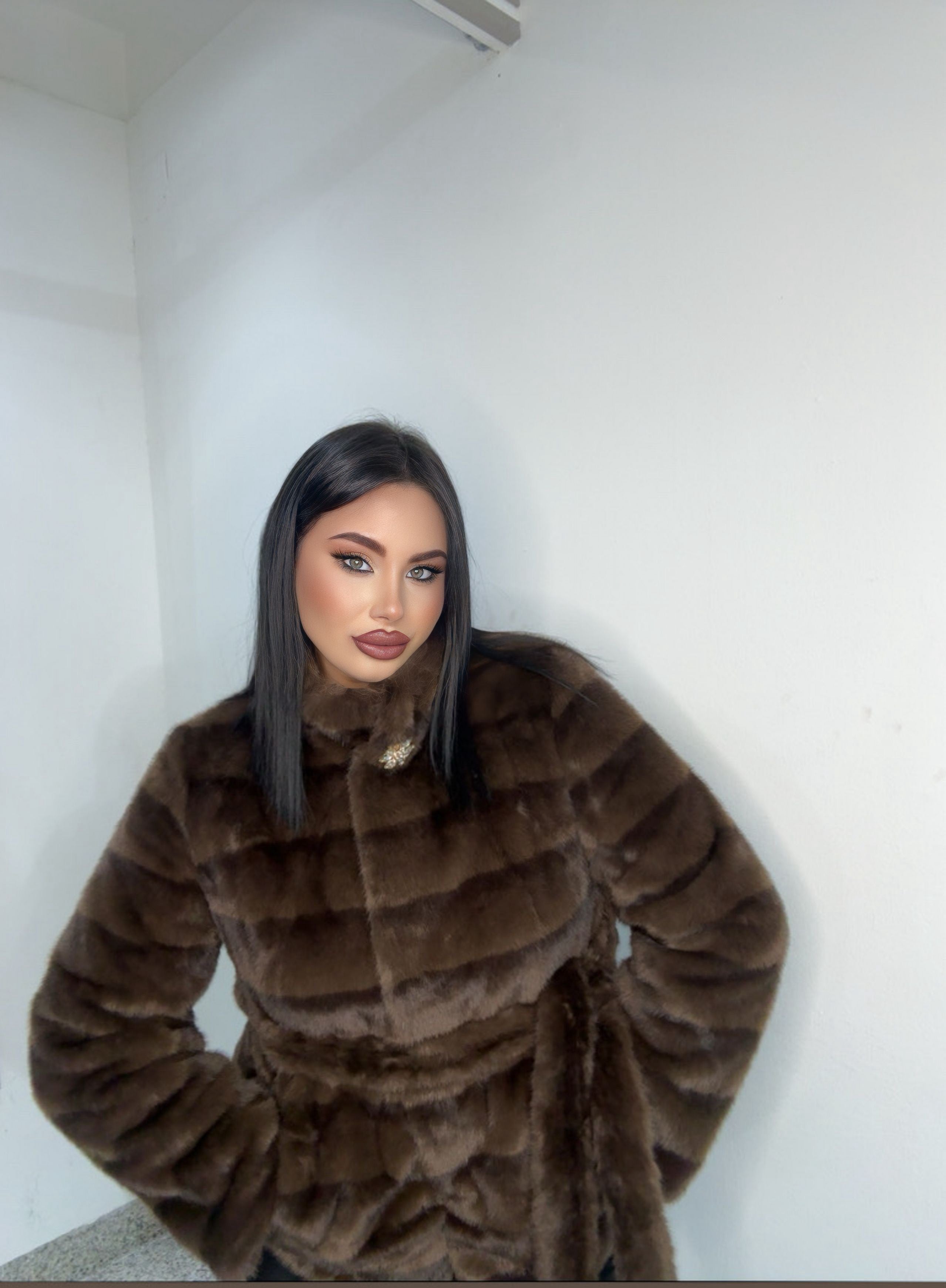 Pelliccia 8006 marrone