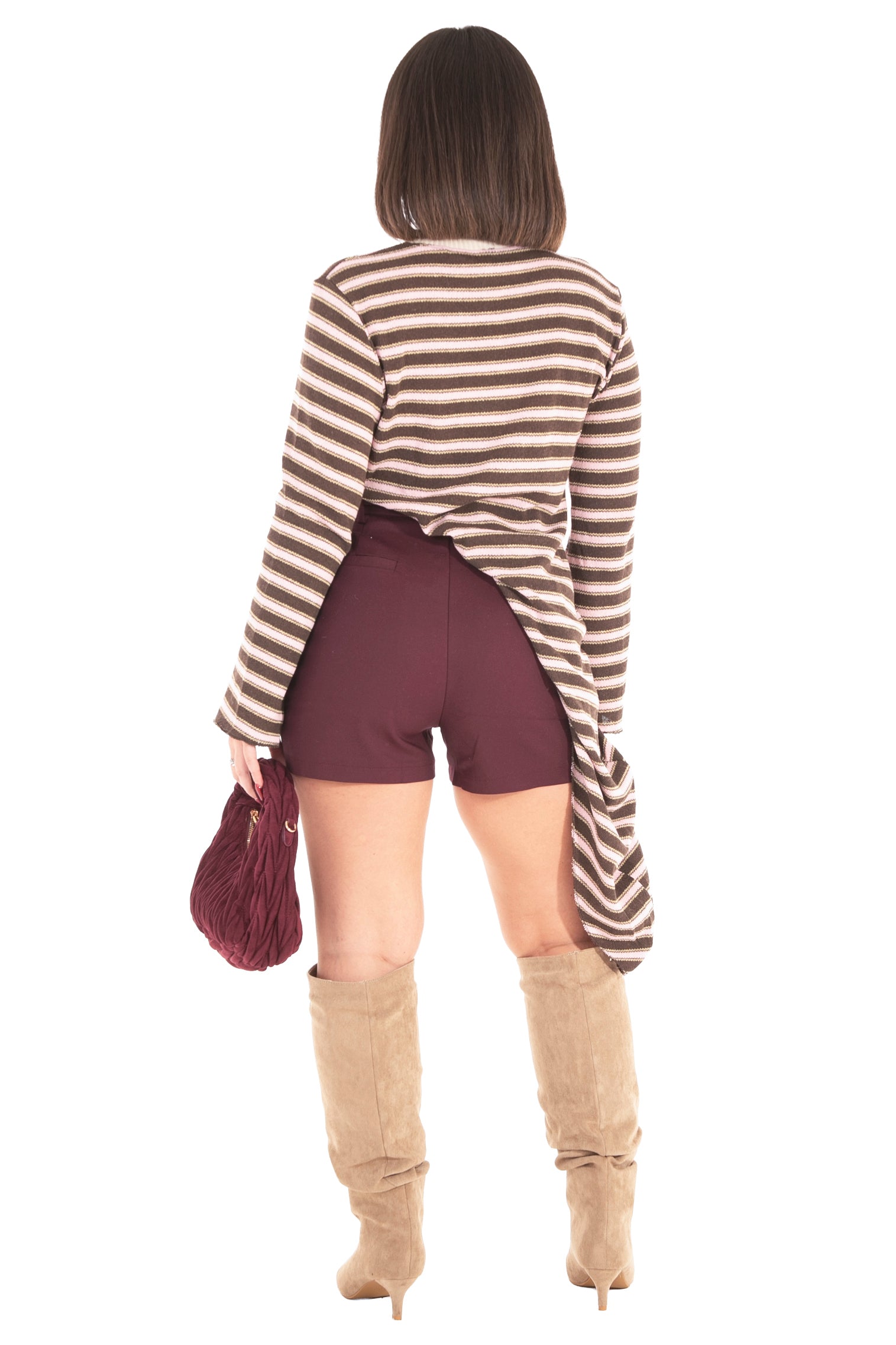 Maglia con taglio trasversale