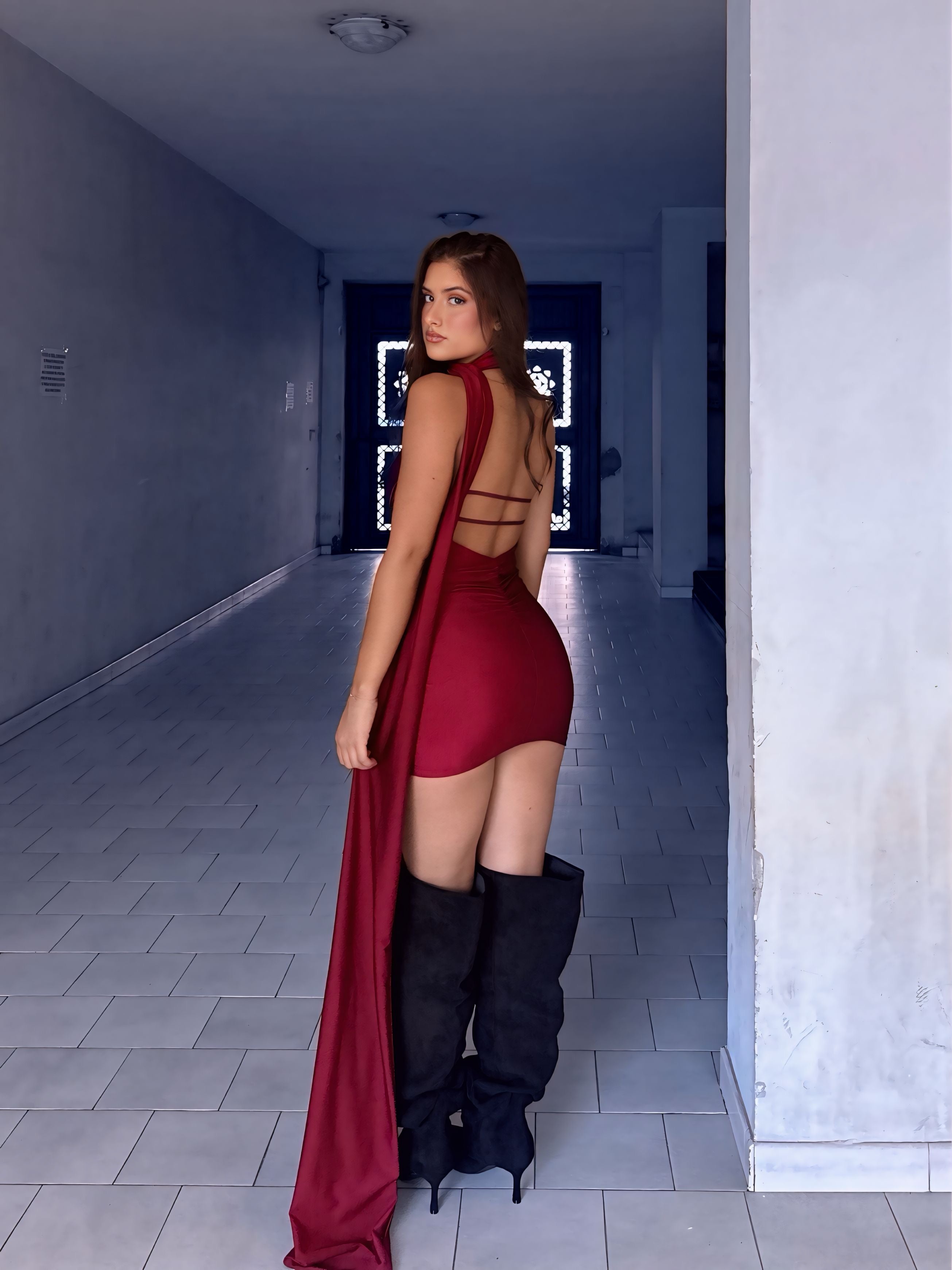 Abito staye bordeaux