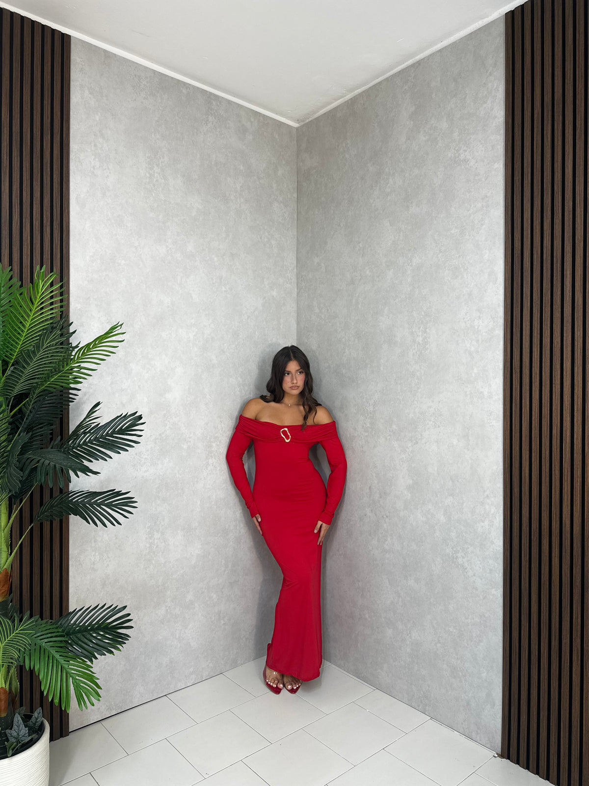 Abito scarlet red
