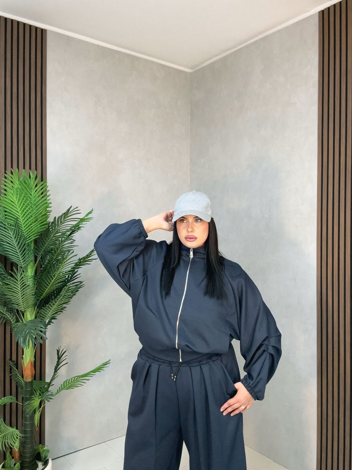 Tuta Urban Chic blu navy