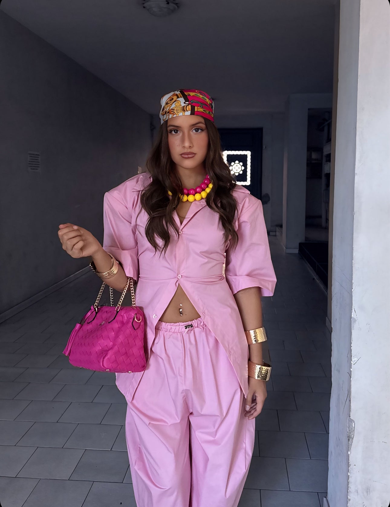 Coordinato iraida pink