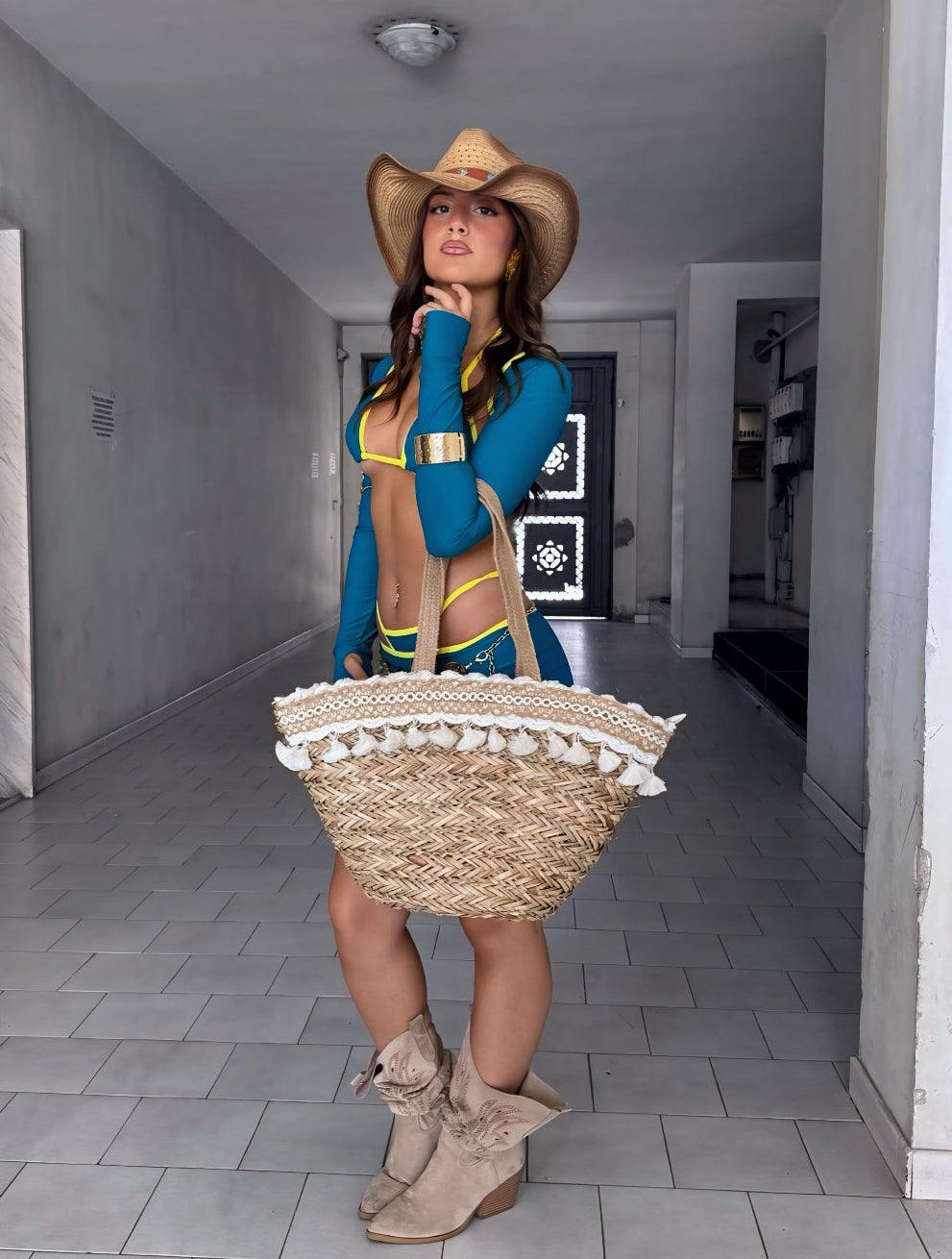 Bag in paglia