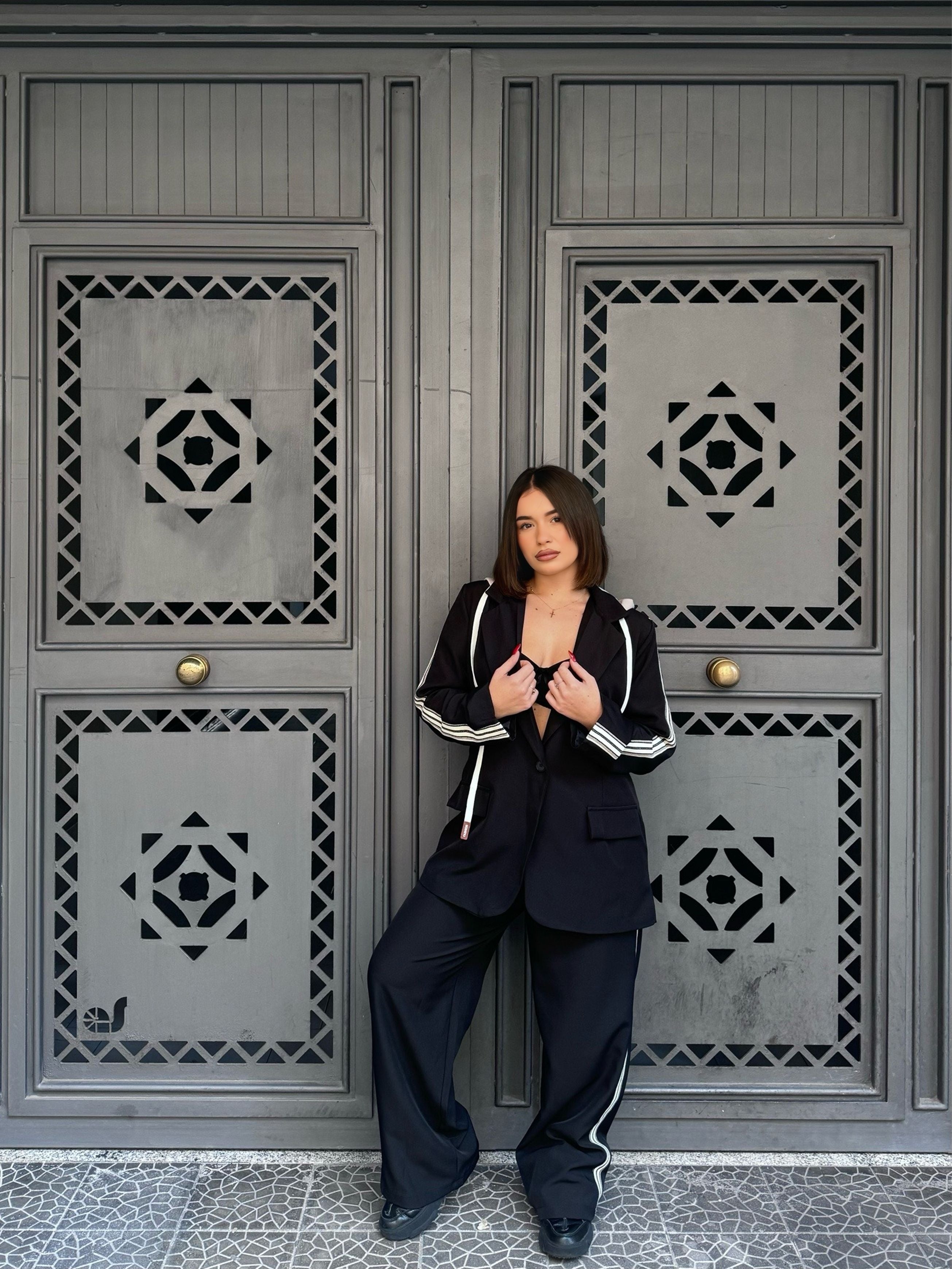 Tailleur sporty black