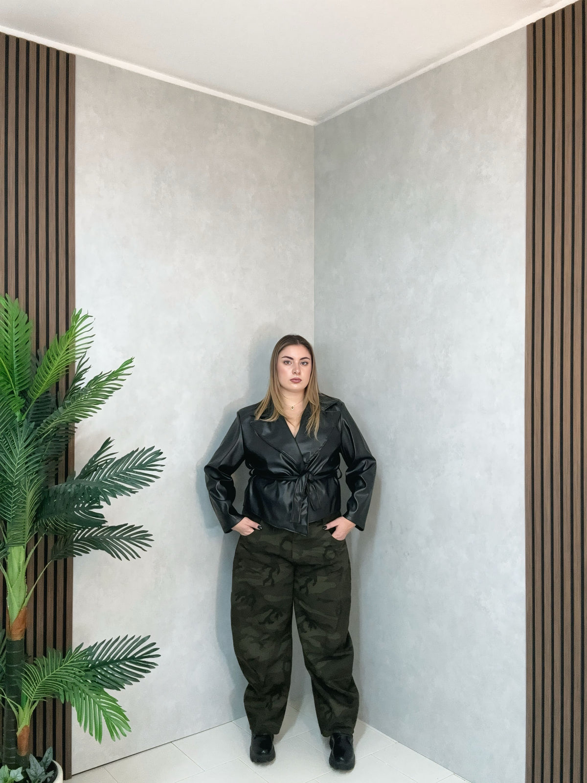 Jeans Balloon Camouflage Verde Militare