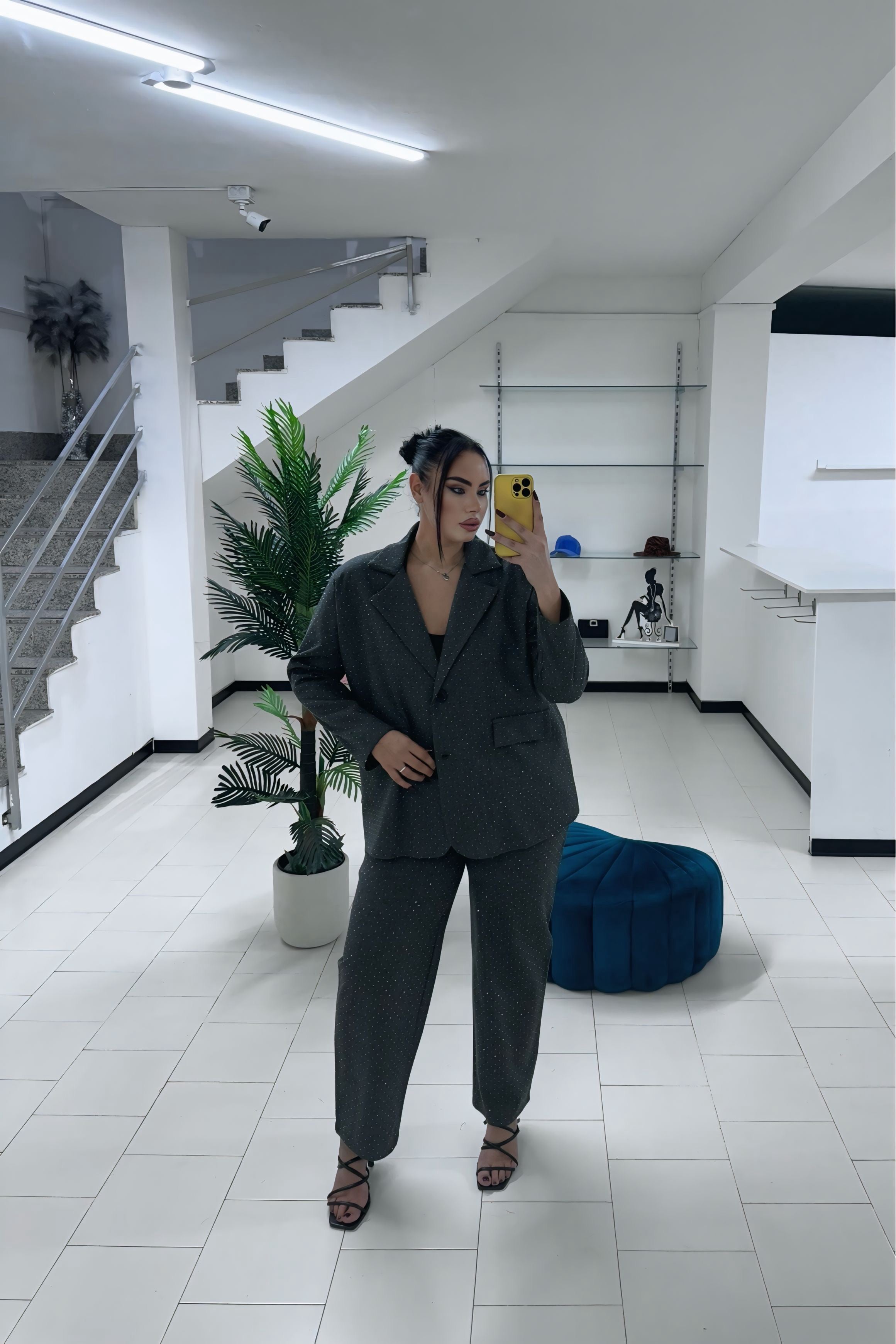 Tailleur brill grey