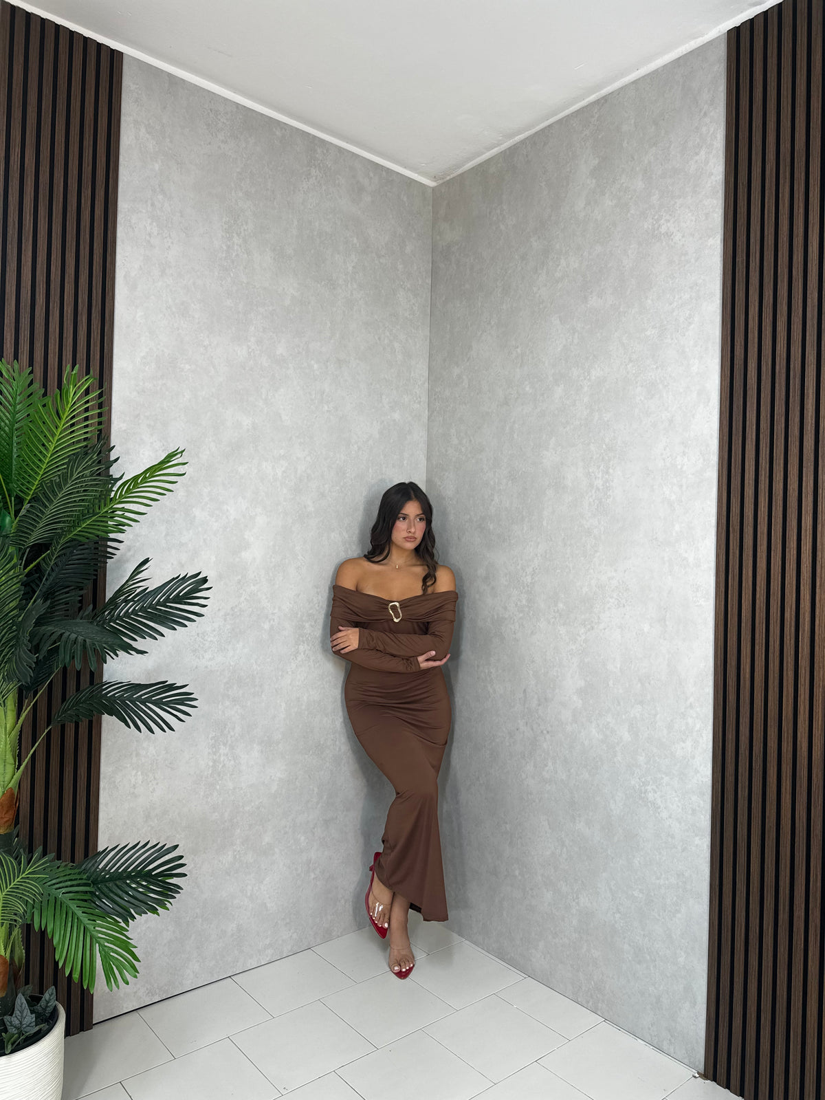 Abito scarlet brown