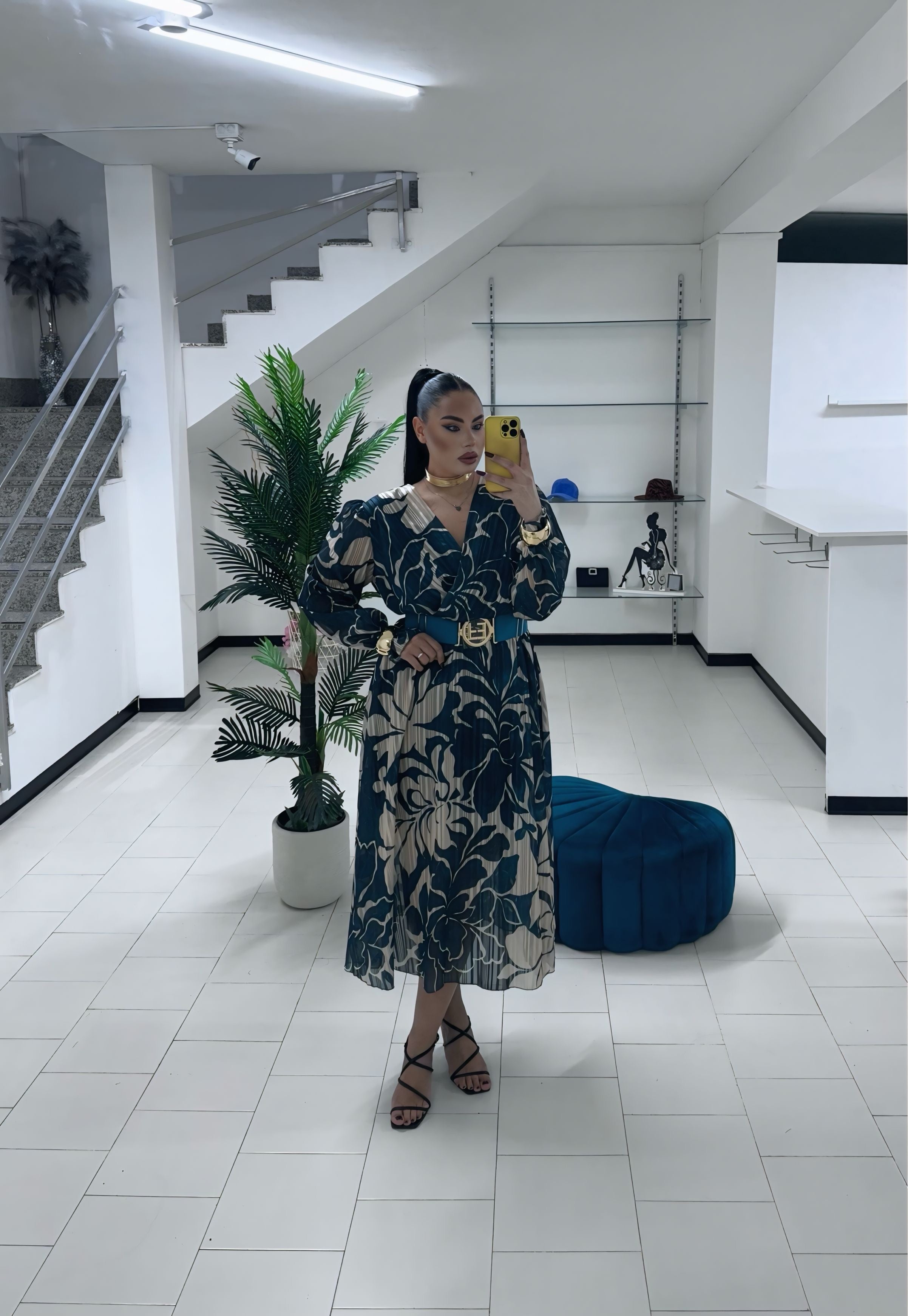 Abito Margherita ottanio