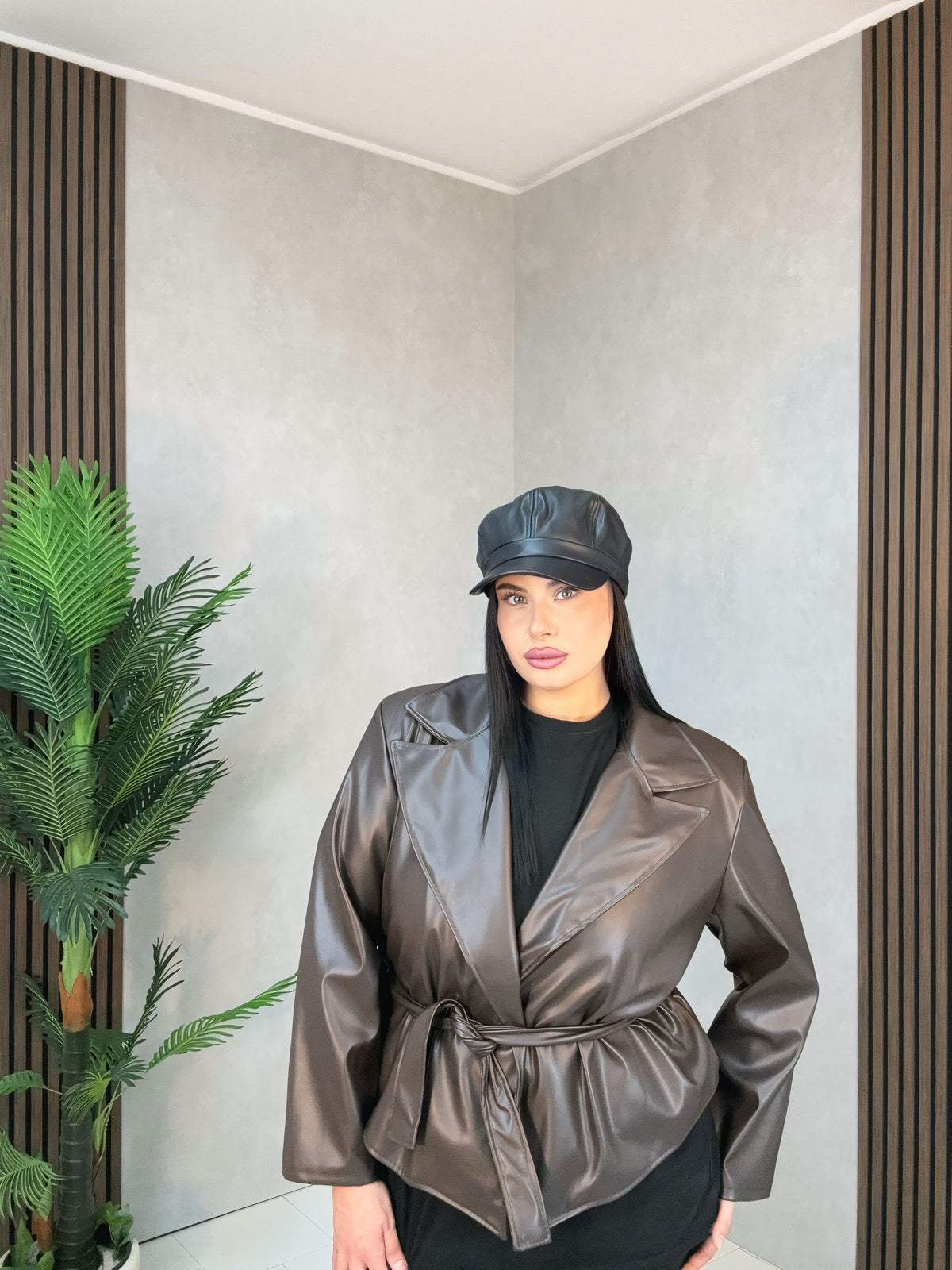 Giacca Iconic marrone