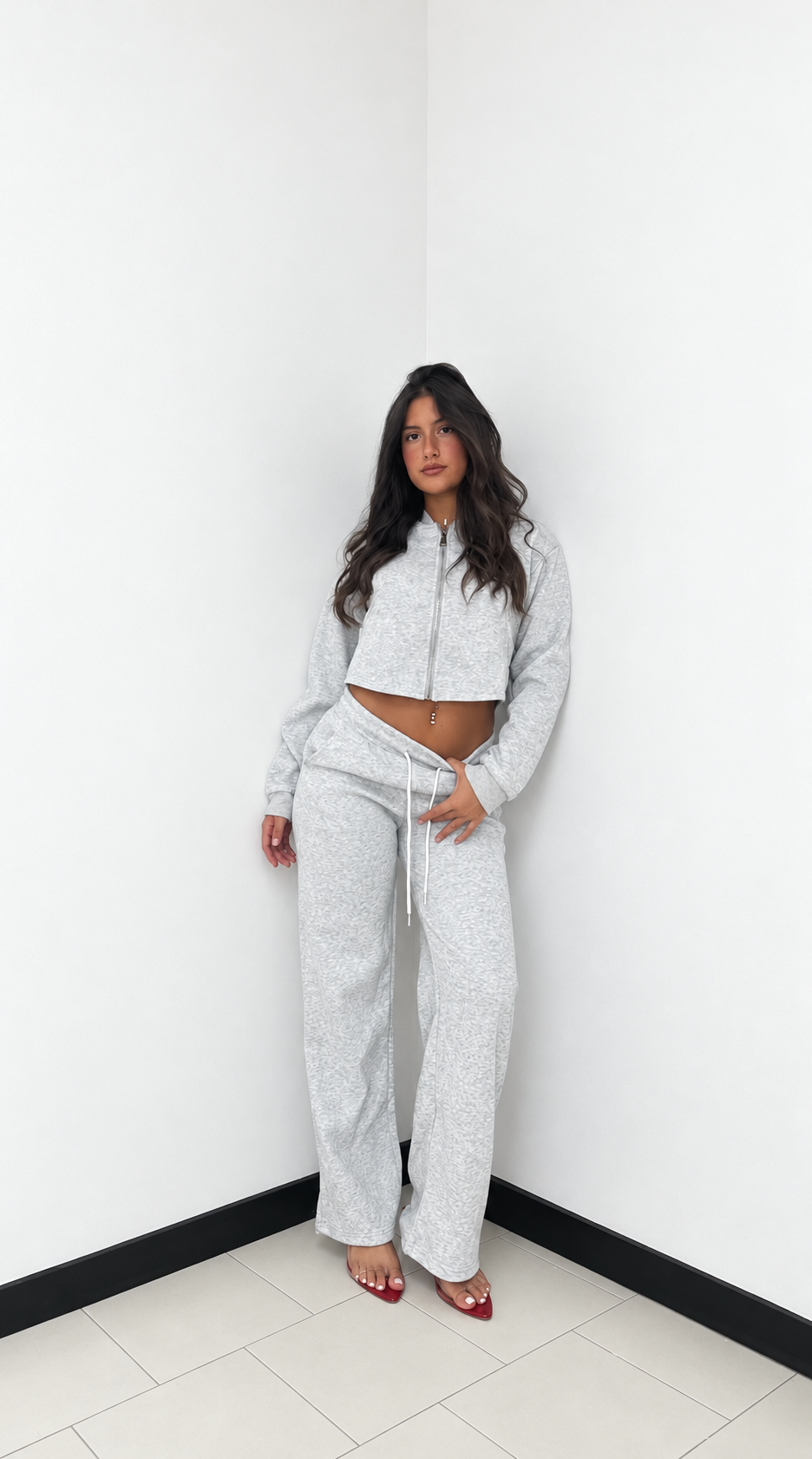 TUTA ESSENTIAL FIT GRIGIA