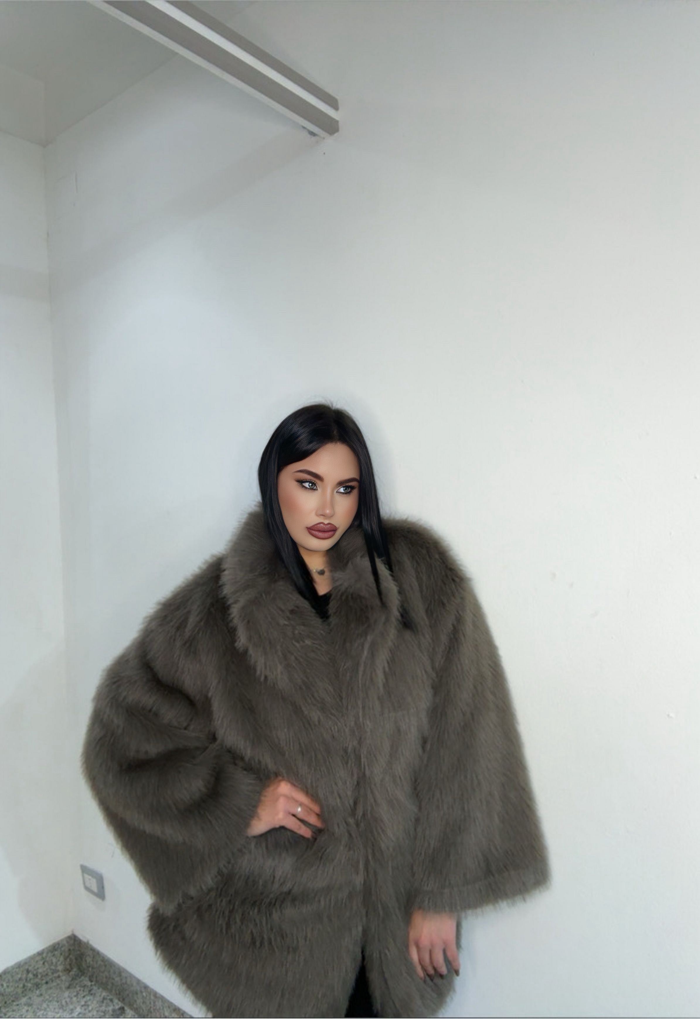 Pelliccia LUMINA 3332 tortora