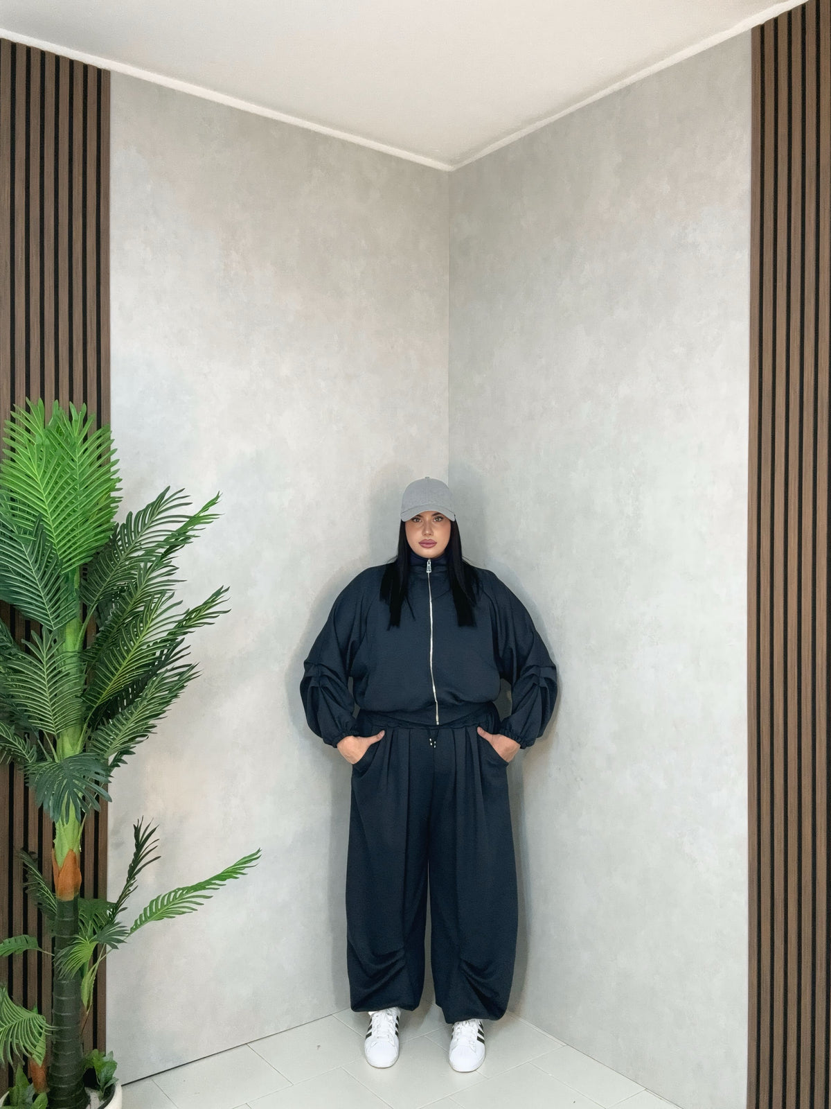 Tuta Urban Chic blu navy