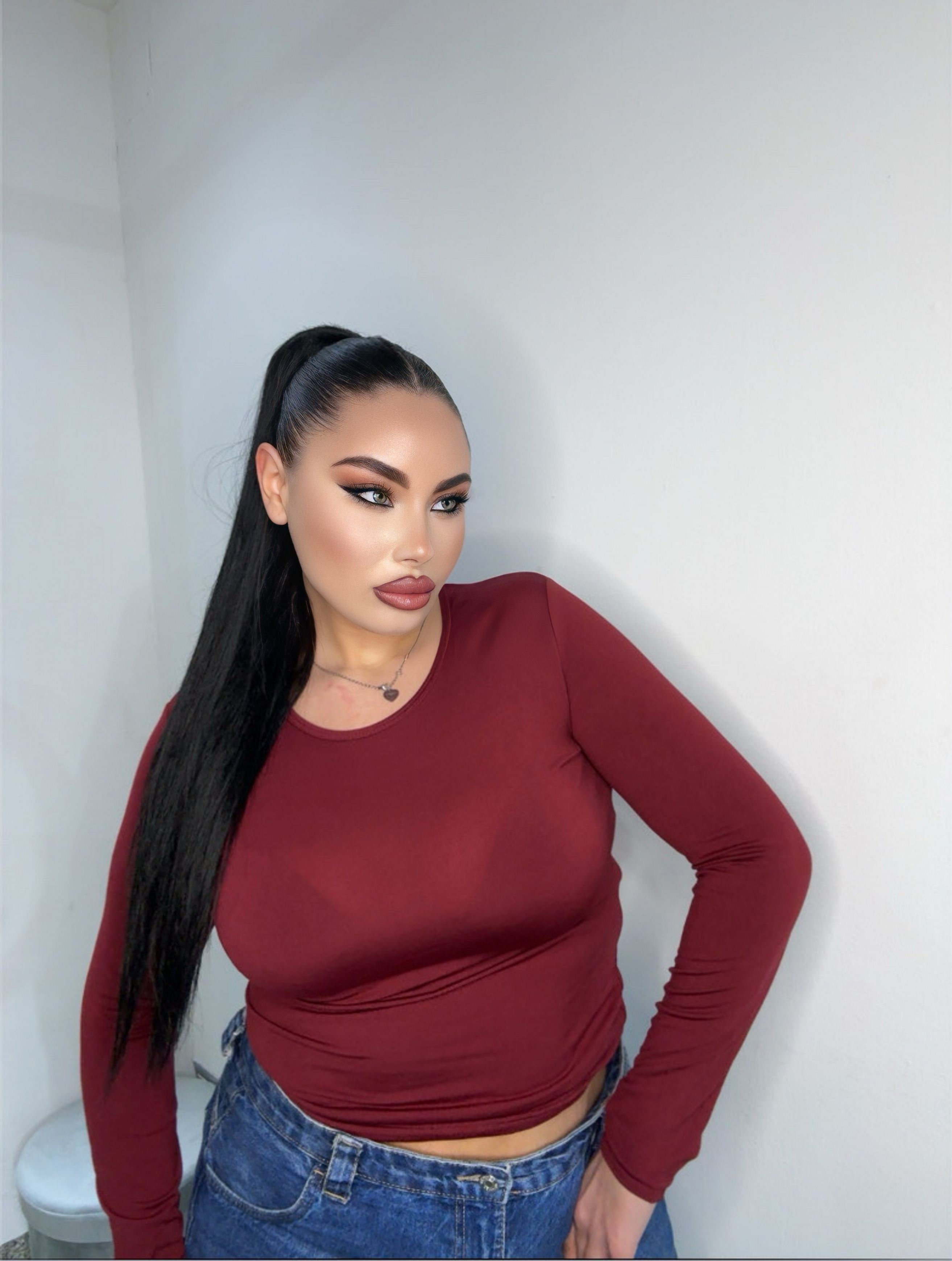 Maglia termica bordeaux