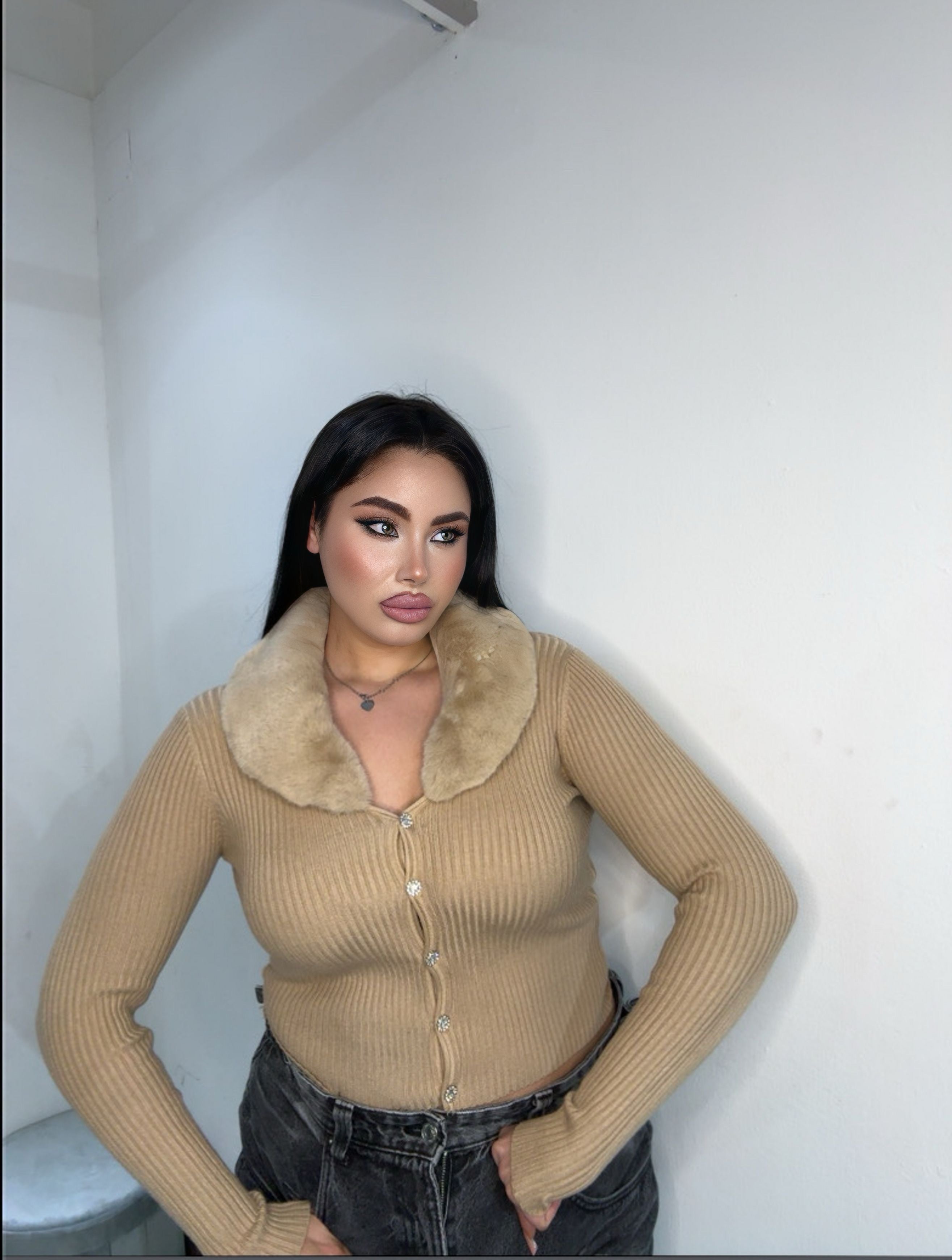 Cardigan 848 camel
