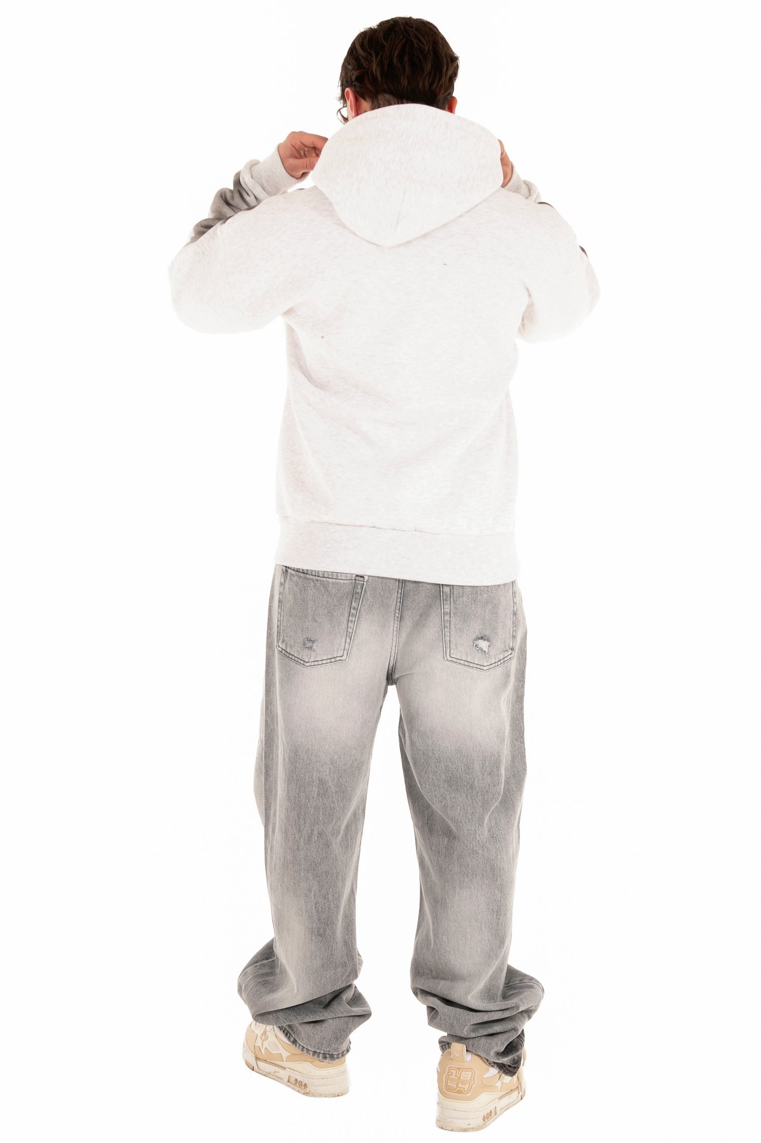 Jeans BAGGY fondo largo grey