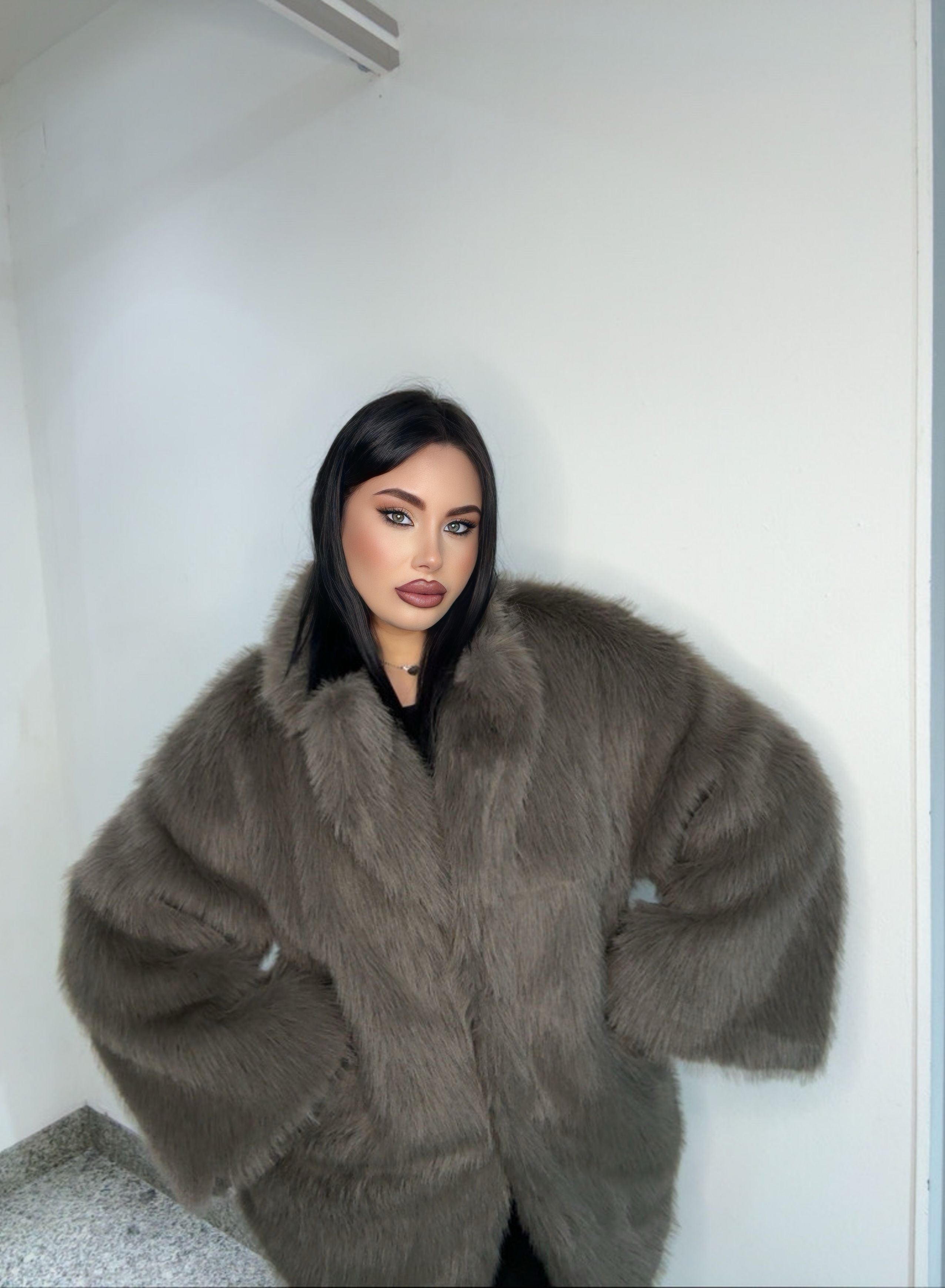 Pelliccia LUMINA 3332 tortora