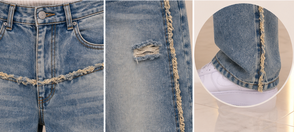 Jeans Baggy Sabbiato