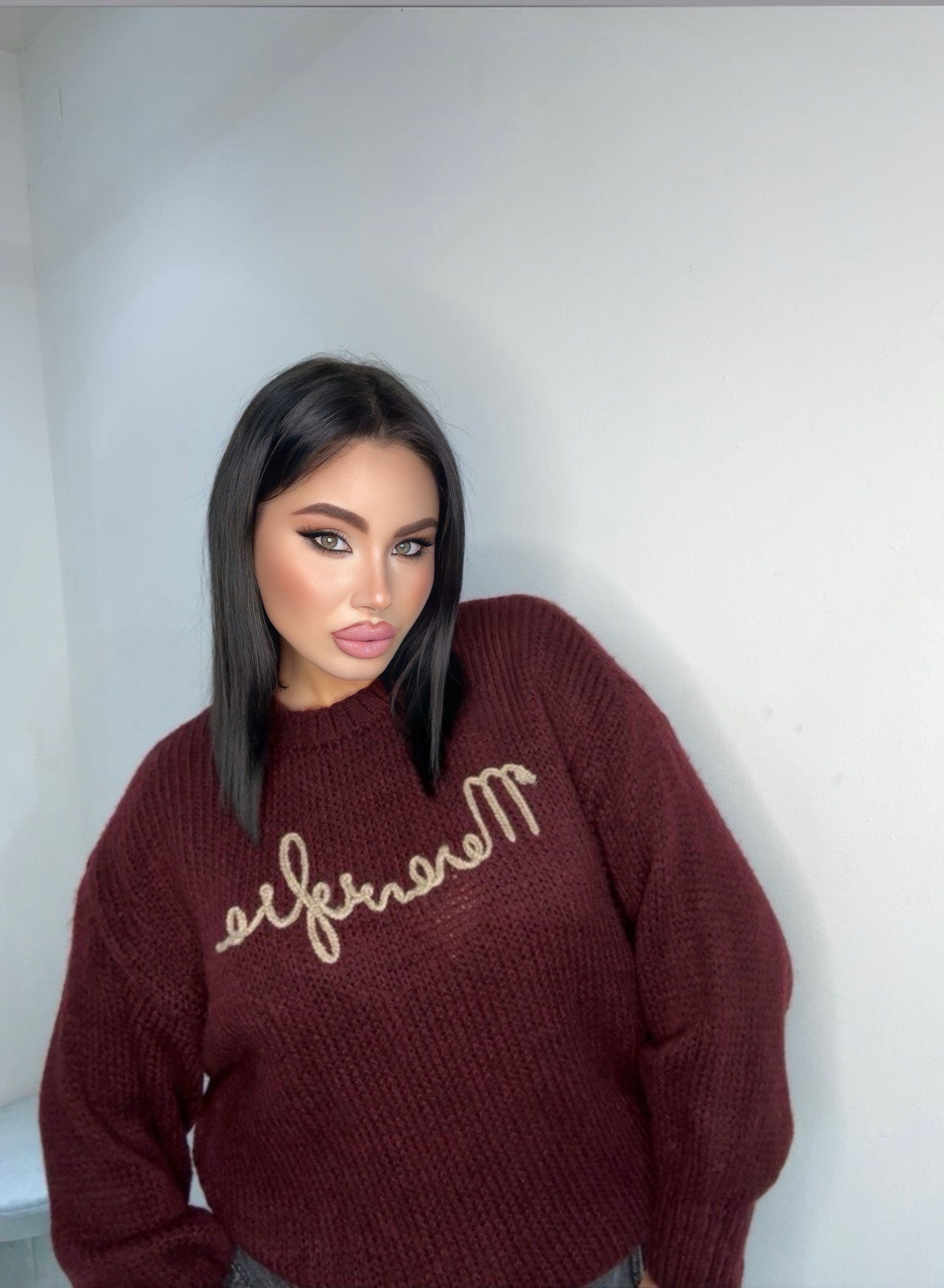 Maglioncino 3176 bordeaux