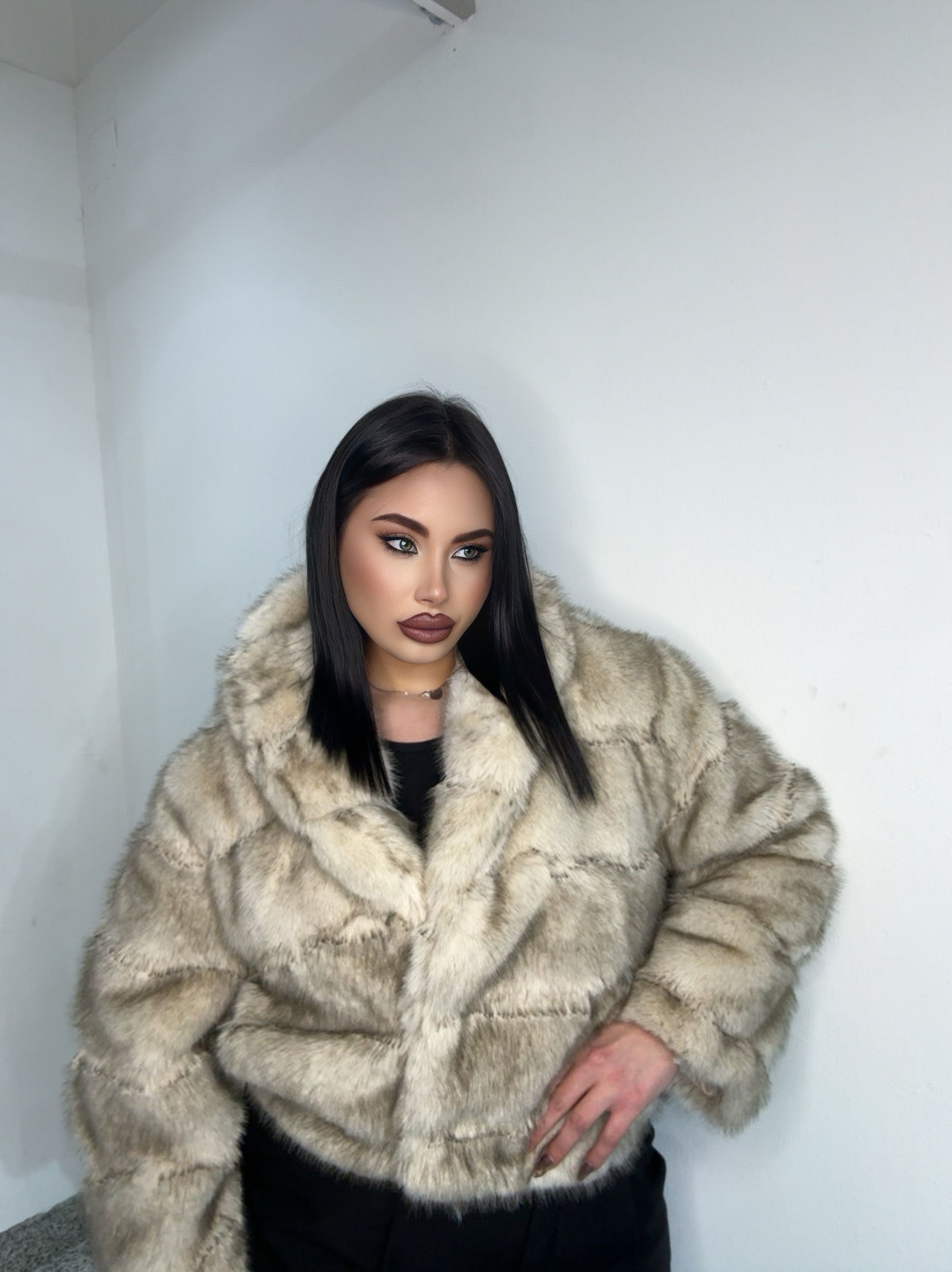 Pelliccia j515 beige