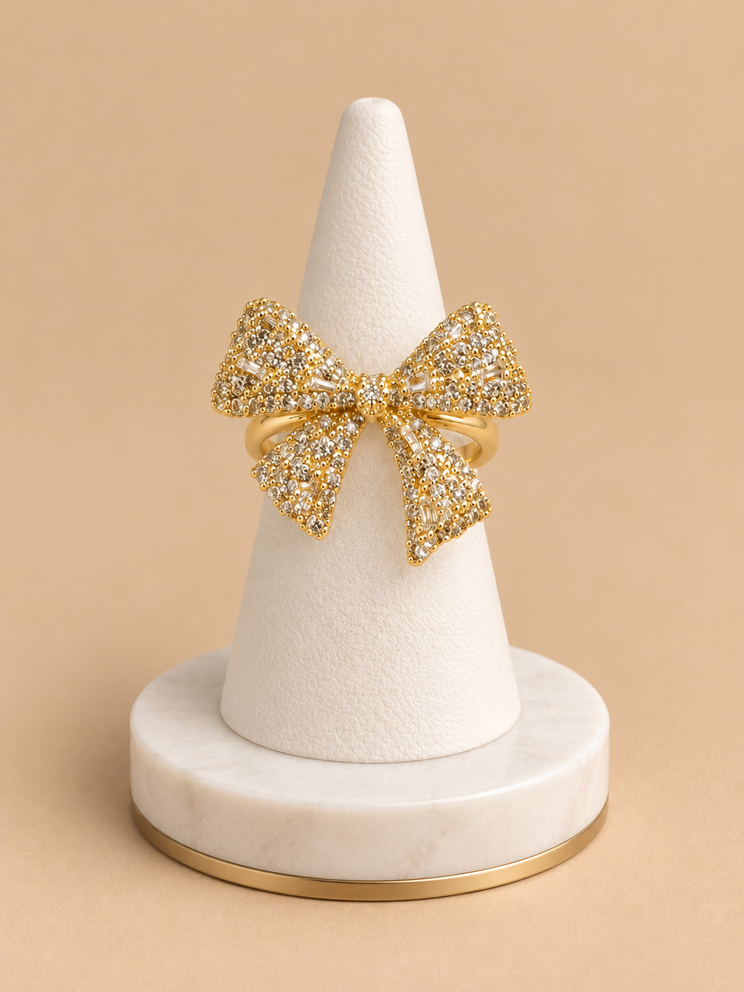 Anello Fiocco Glamour in Oro