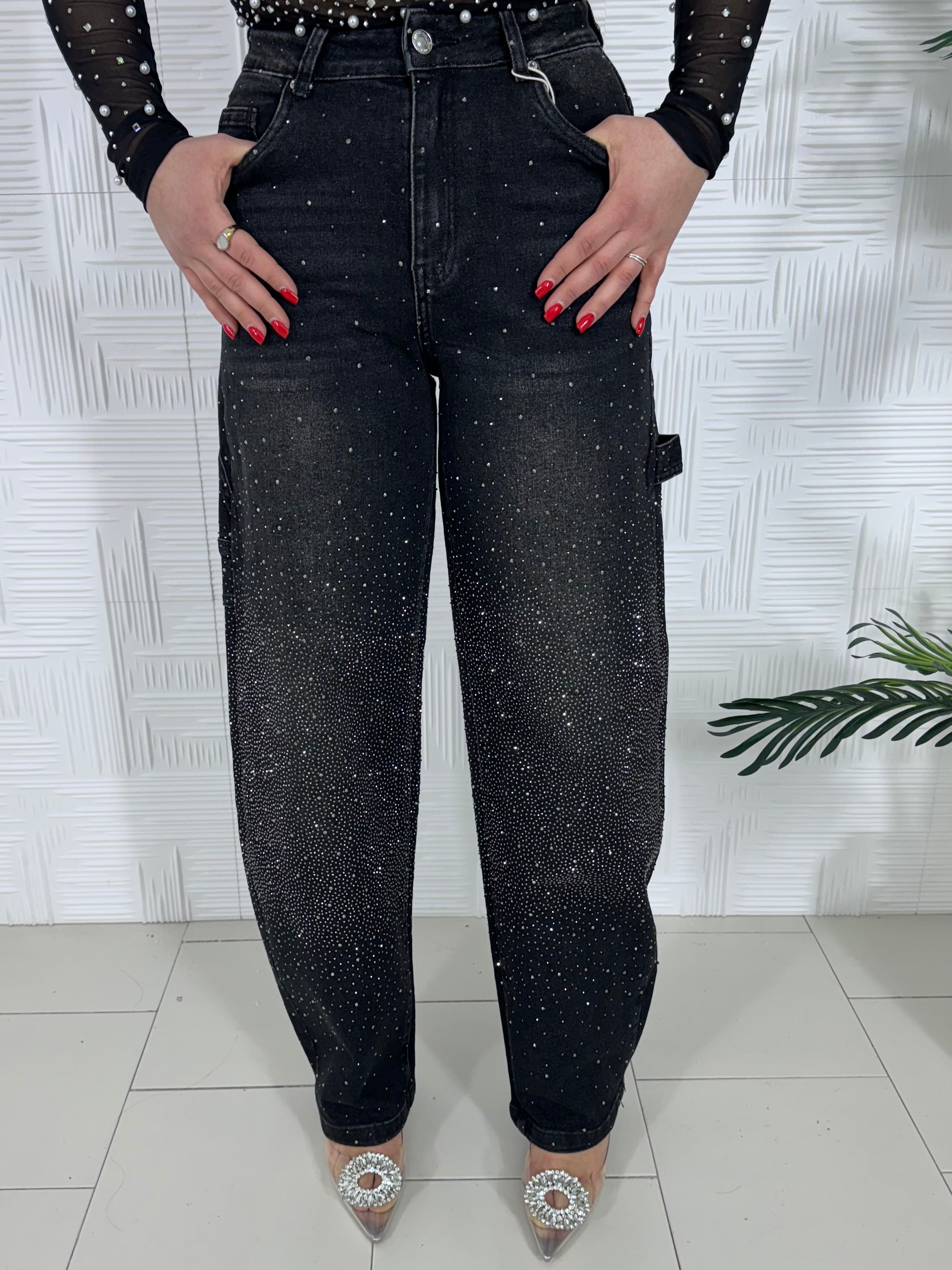 JEANS BRILLANTINATO