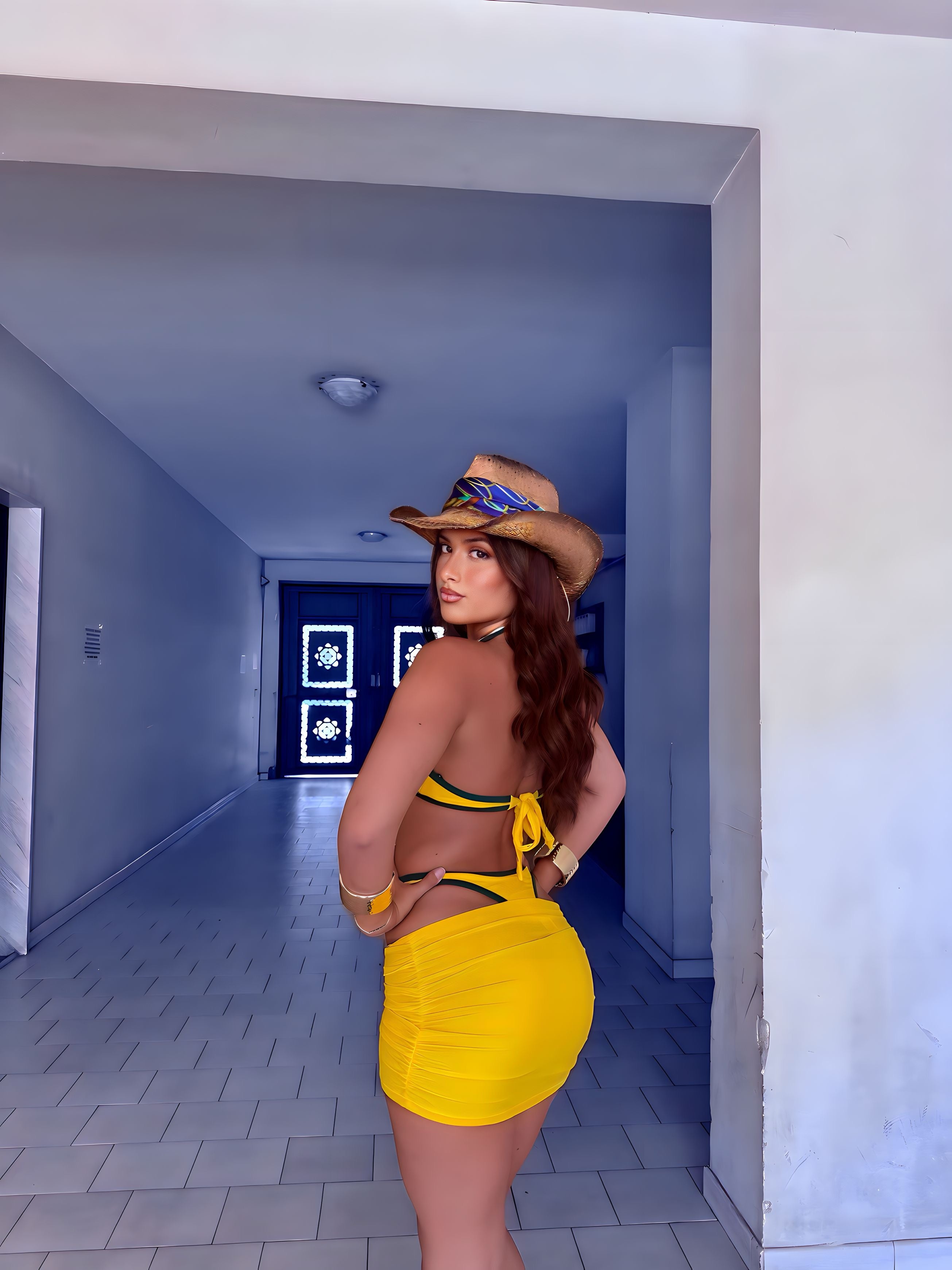 Set bikini Brasile yellow
