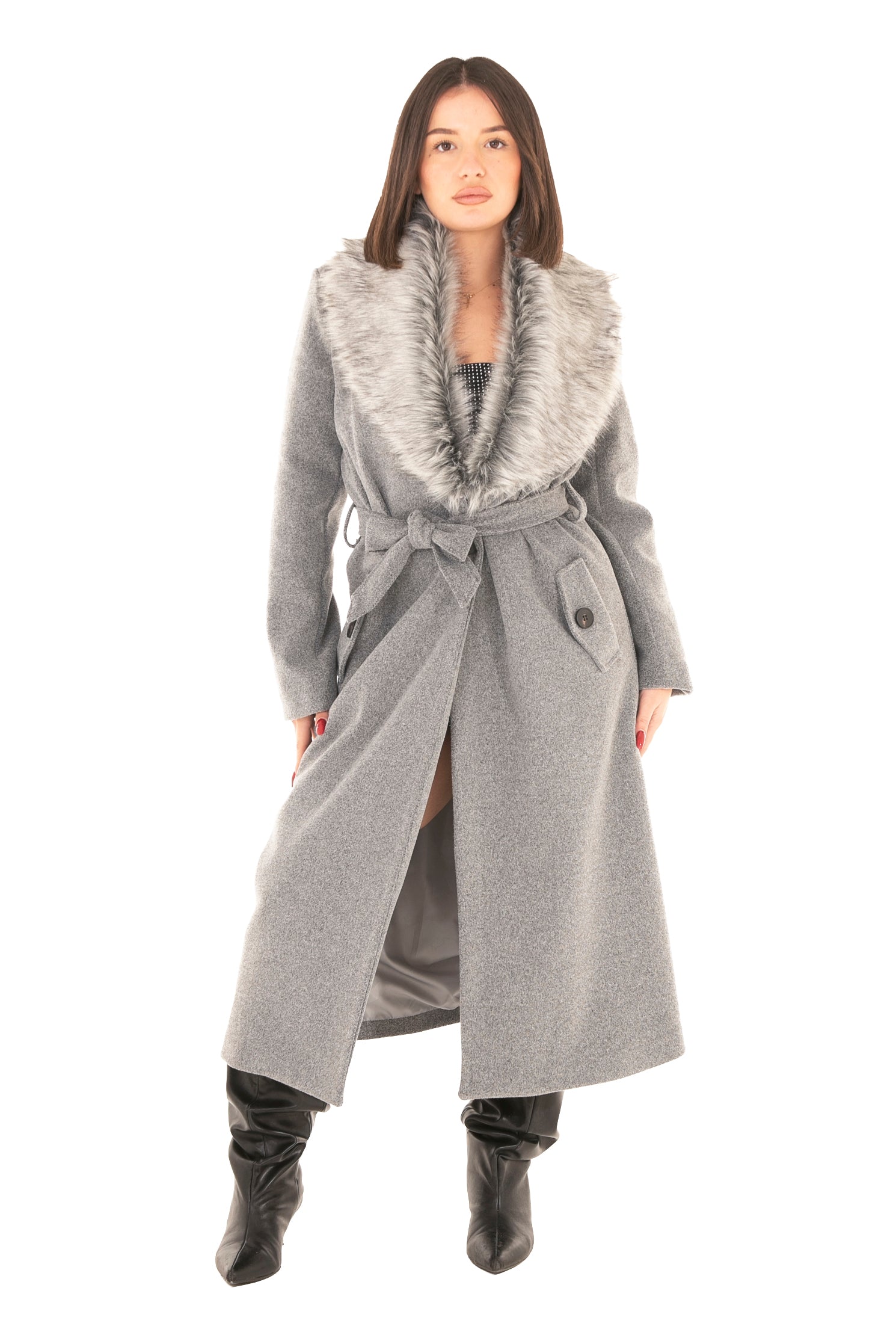 Cappotto glamour grey