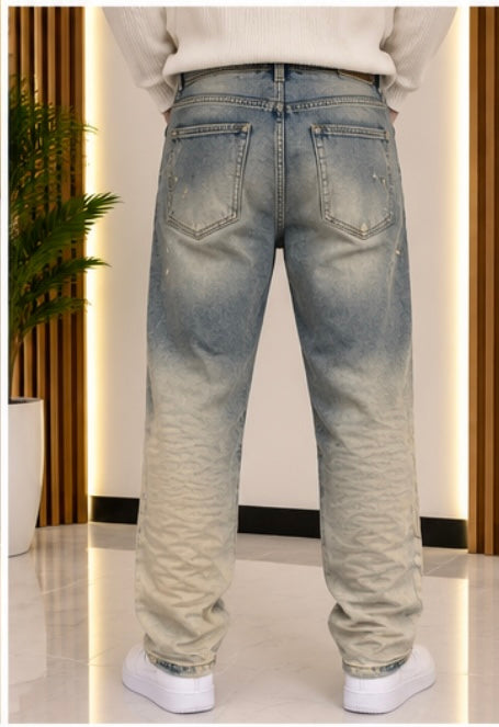 Jeans cianotic distressed