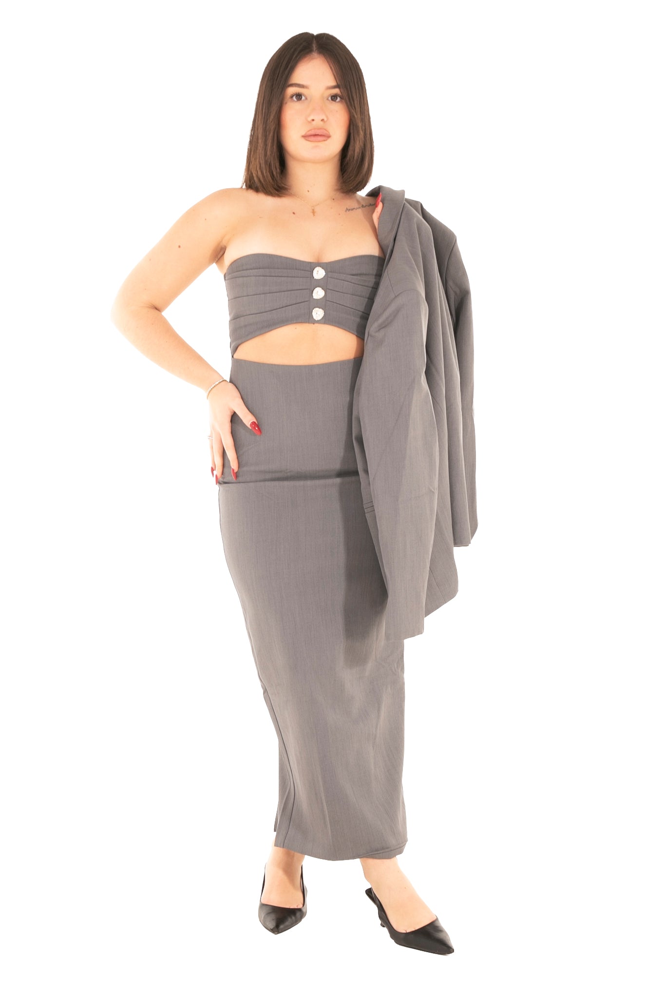 Coordinato Kalyai Grey