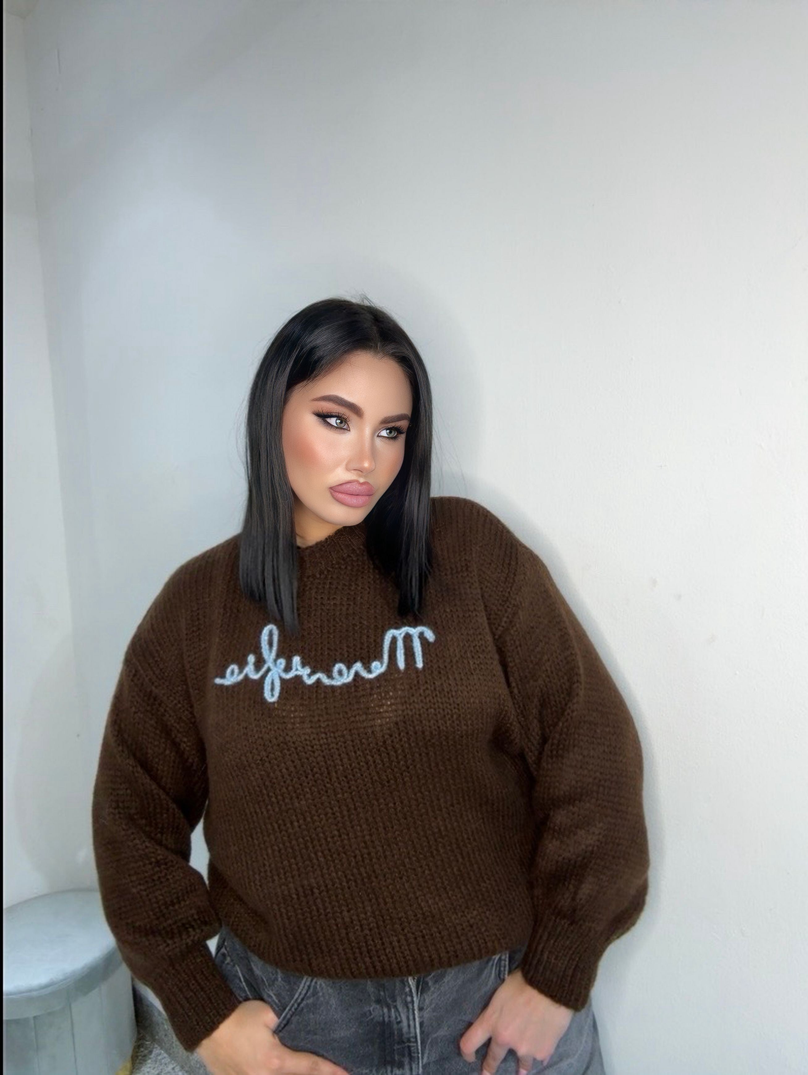 Maglioncino 3176 marrone