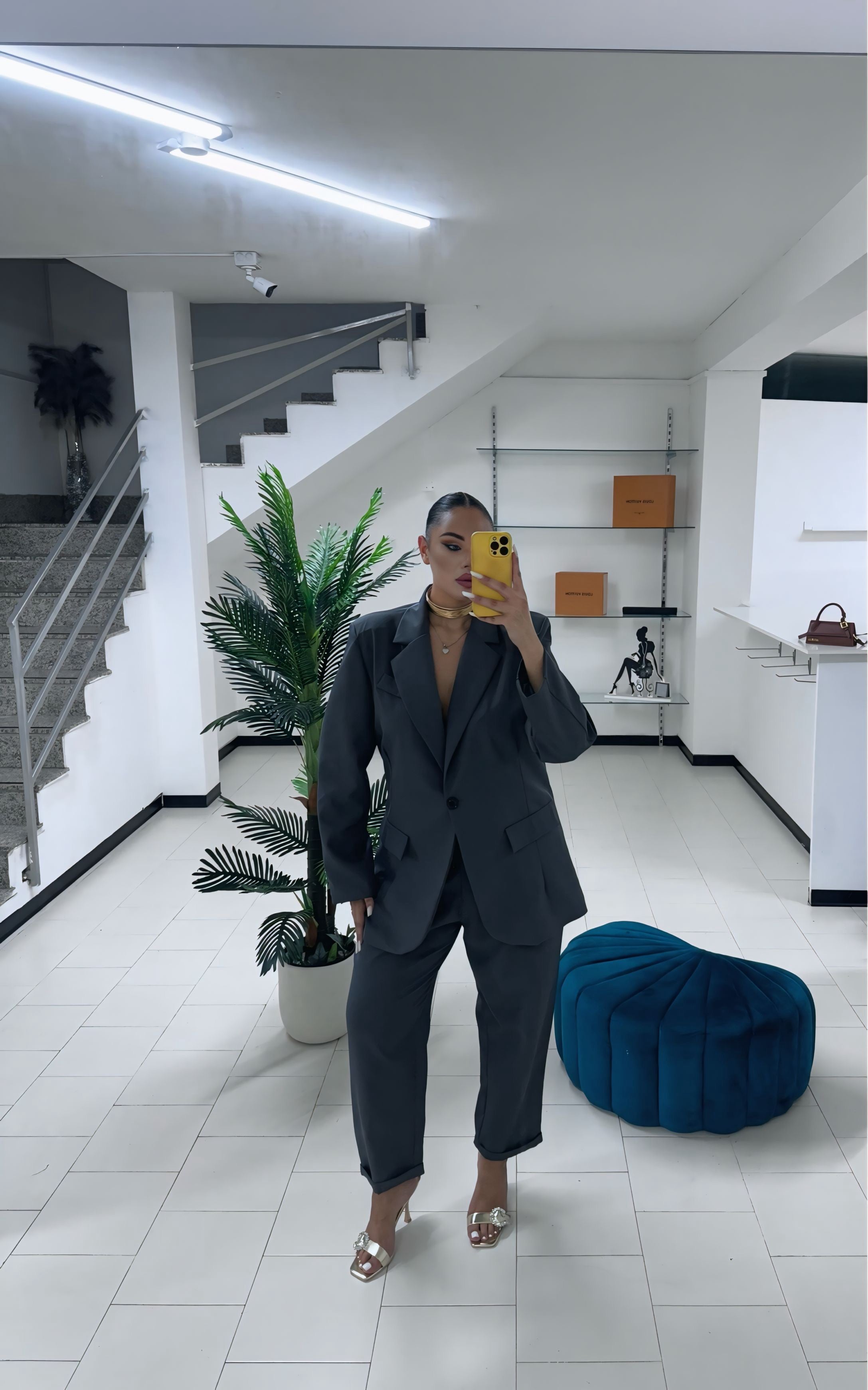 Tailleur miranda grey