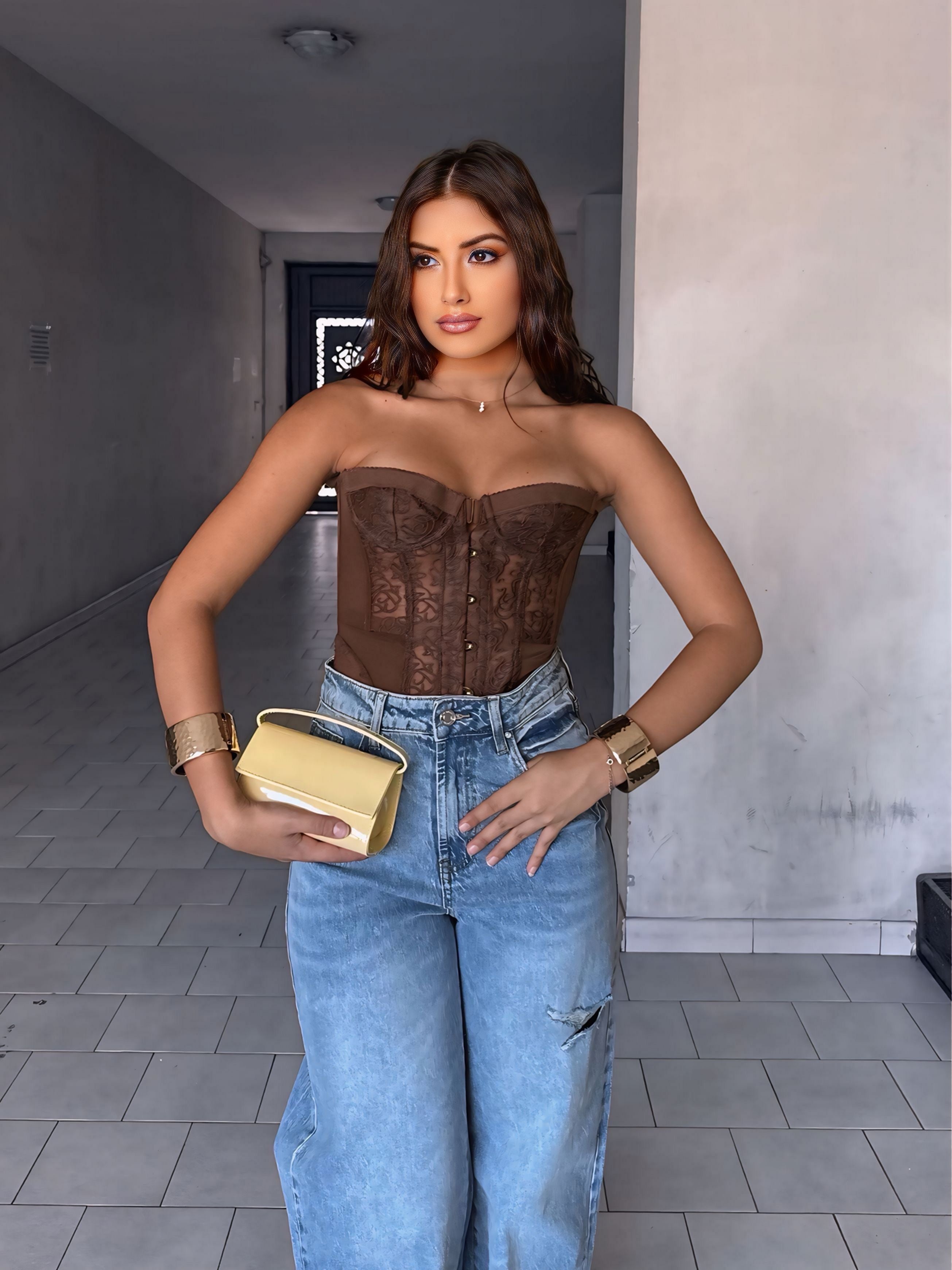 Corsetto mavila marrone