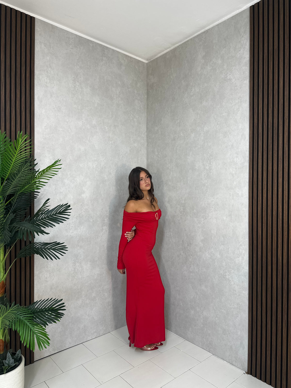 Abito scarlet red