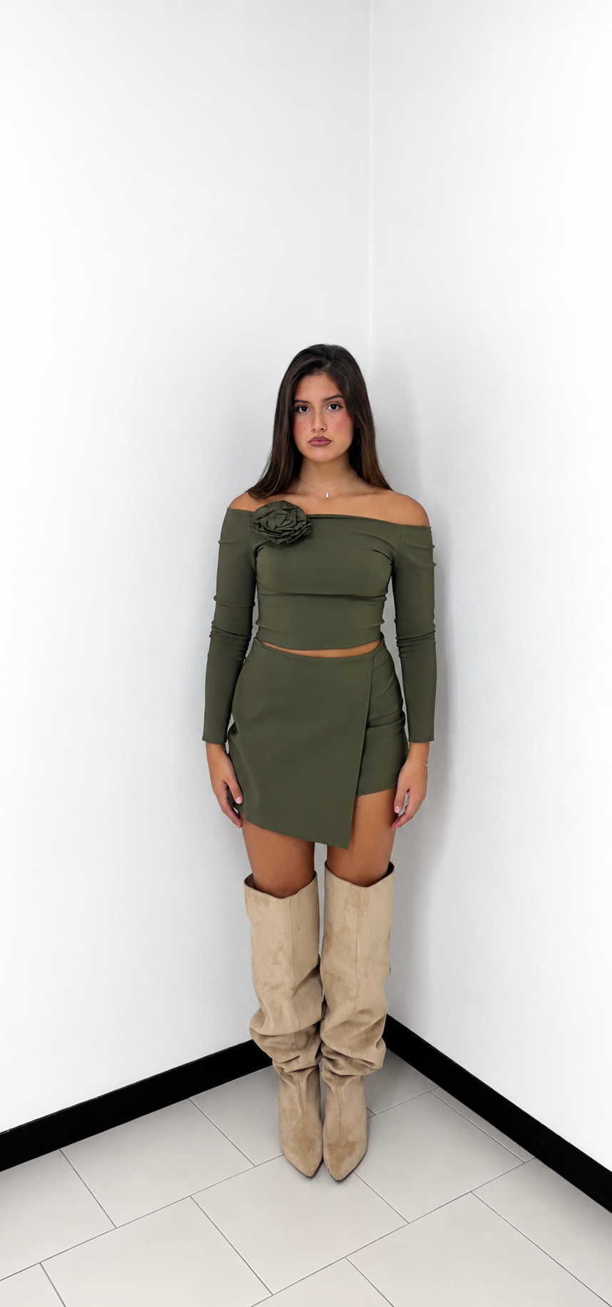 Coordinato Olive Rose