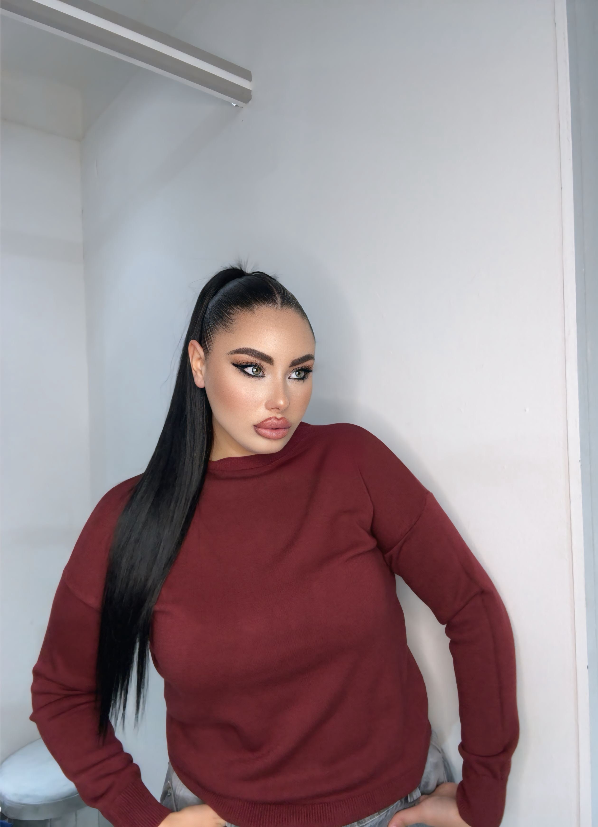 Maglia in lana rasata 1214