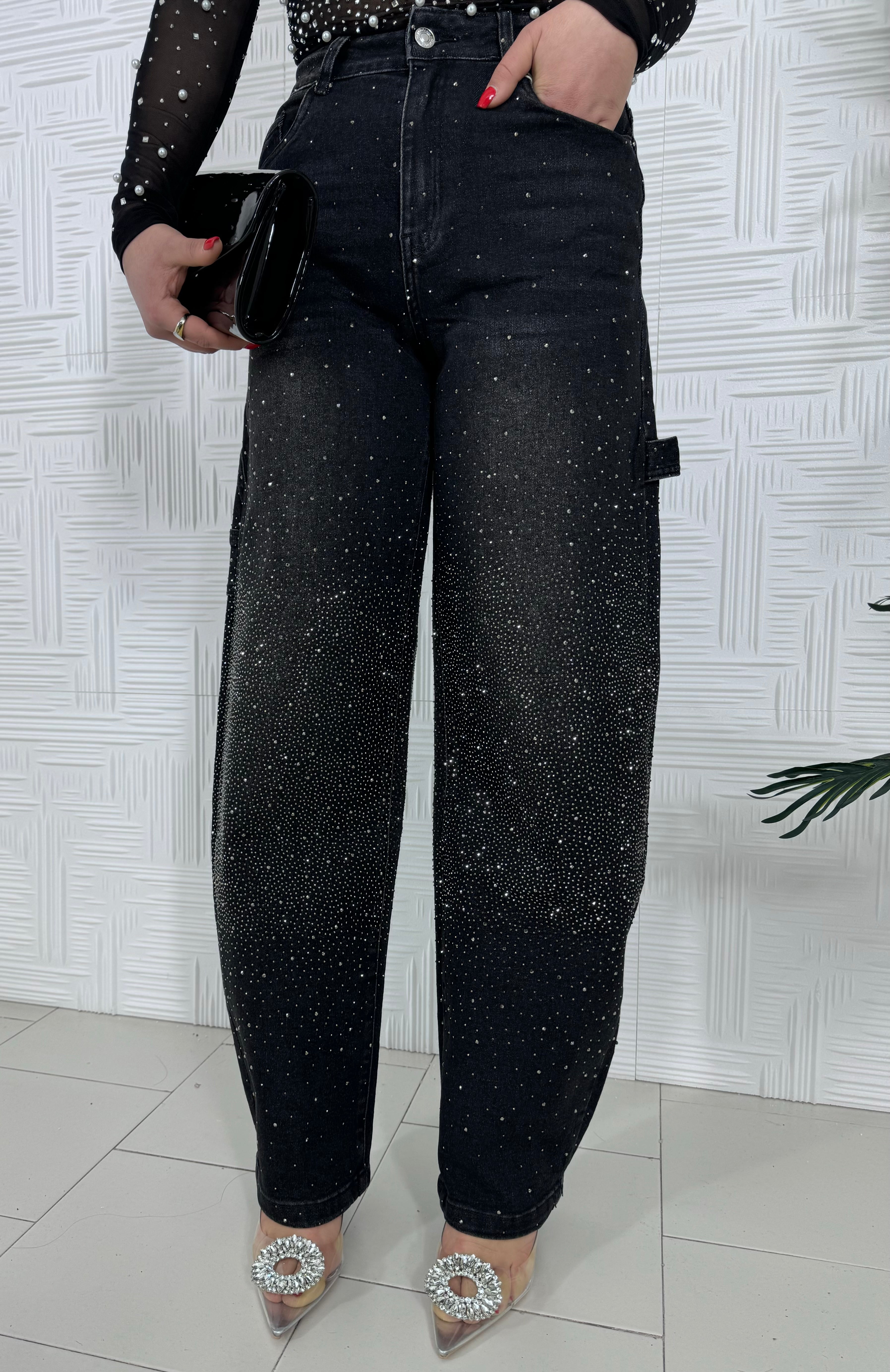 JEANS BRILLANTINATO