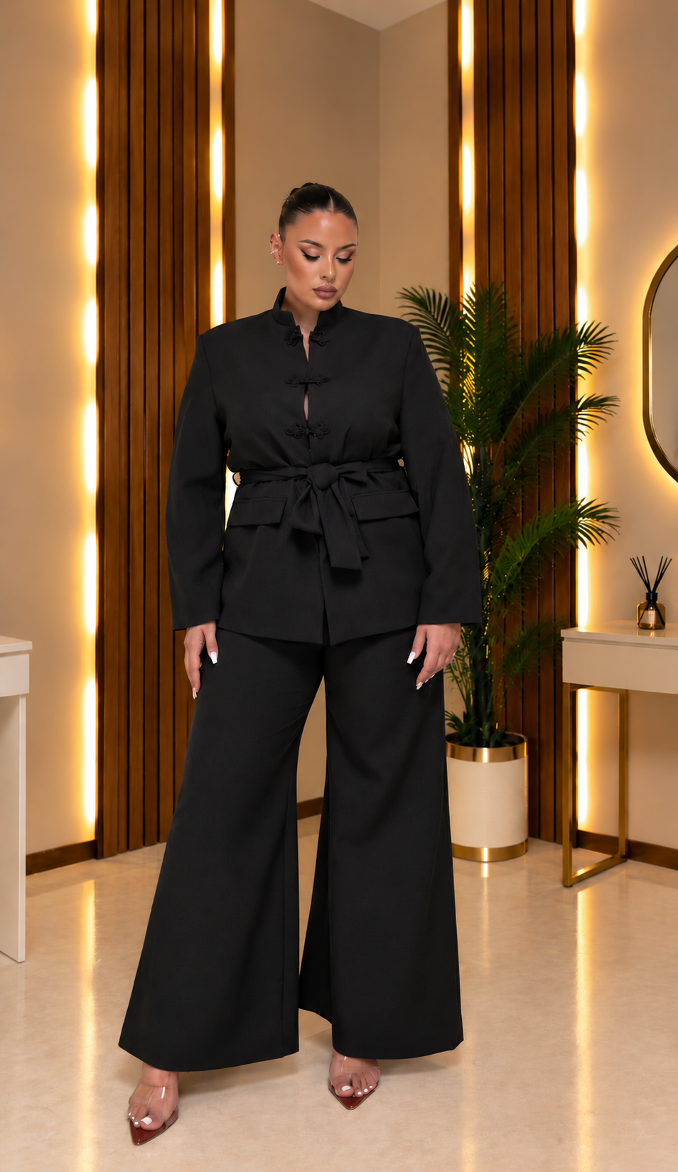 Tailleur “Élan black”