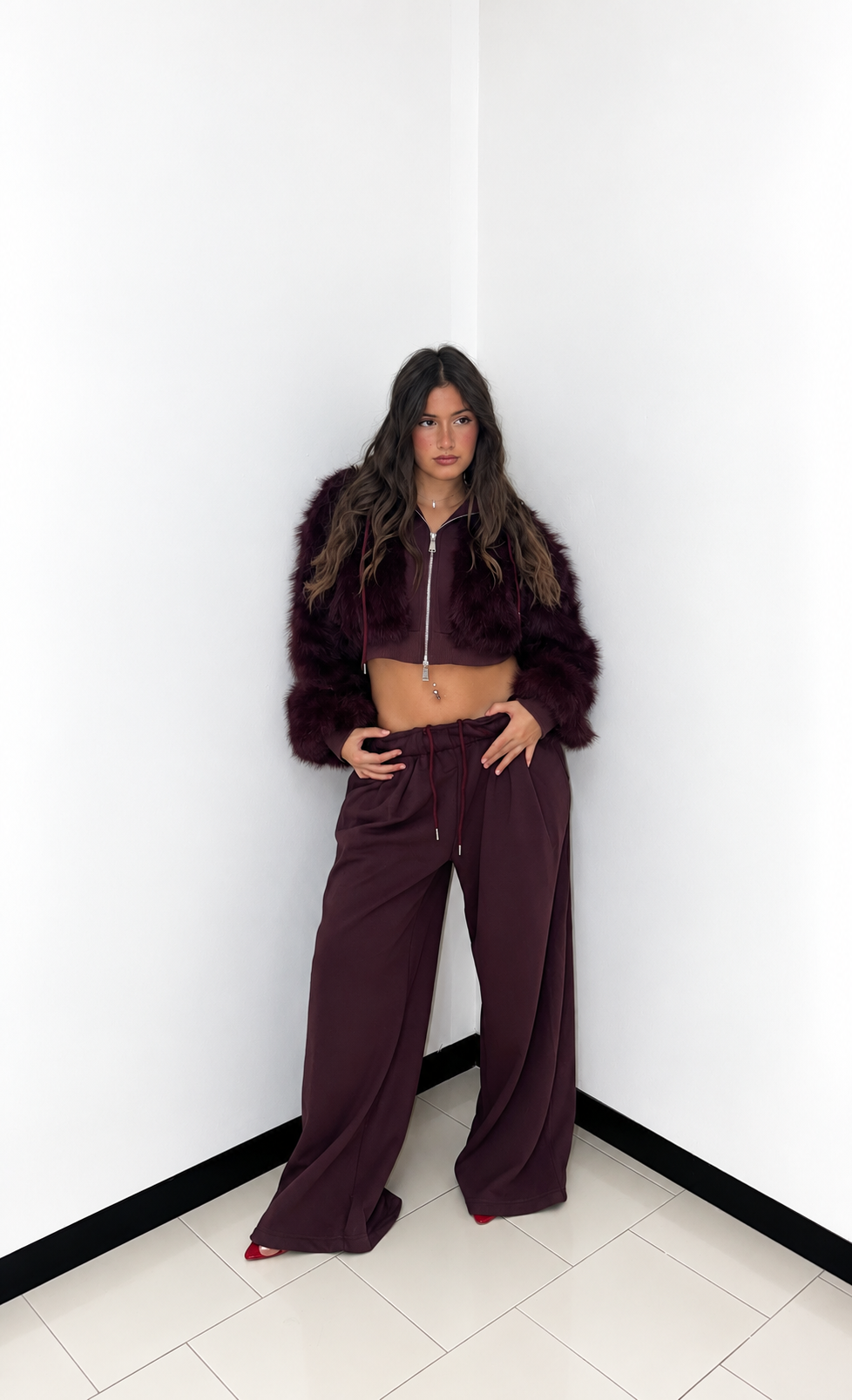 COMPLETO FUR GLAM PRUGNA