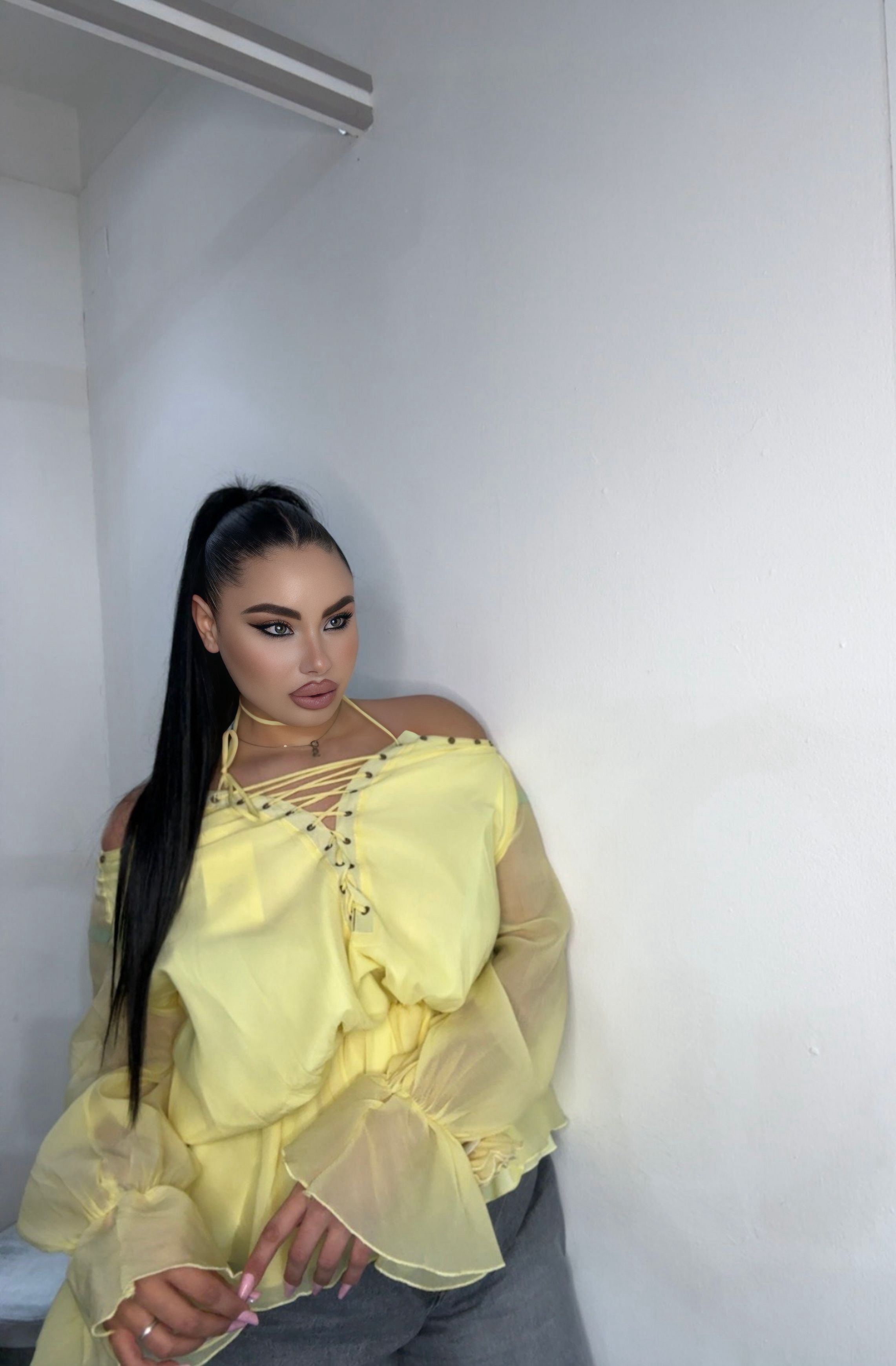 Camicia baly yellow