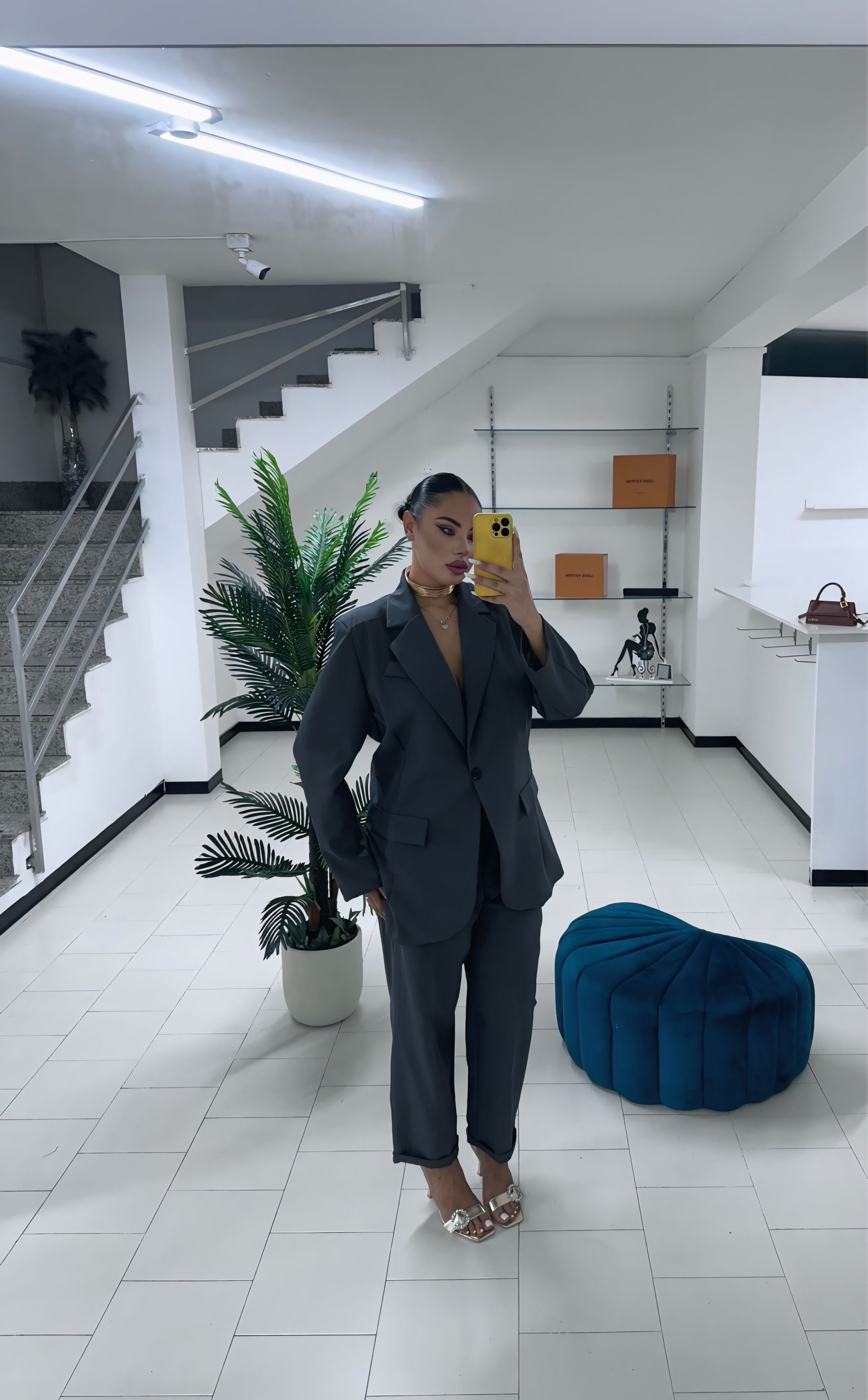 Tailleur miranda grey