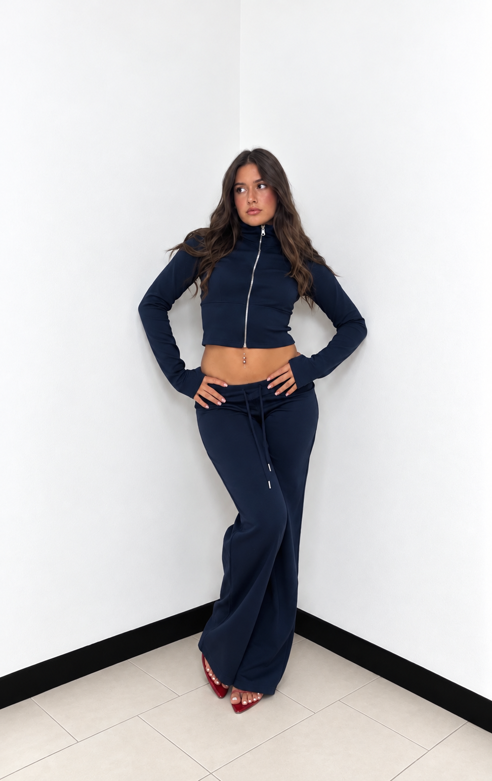 COMPLETO SPORTY CHIC BLU NAVY