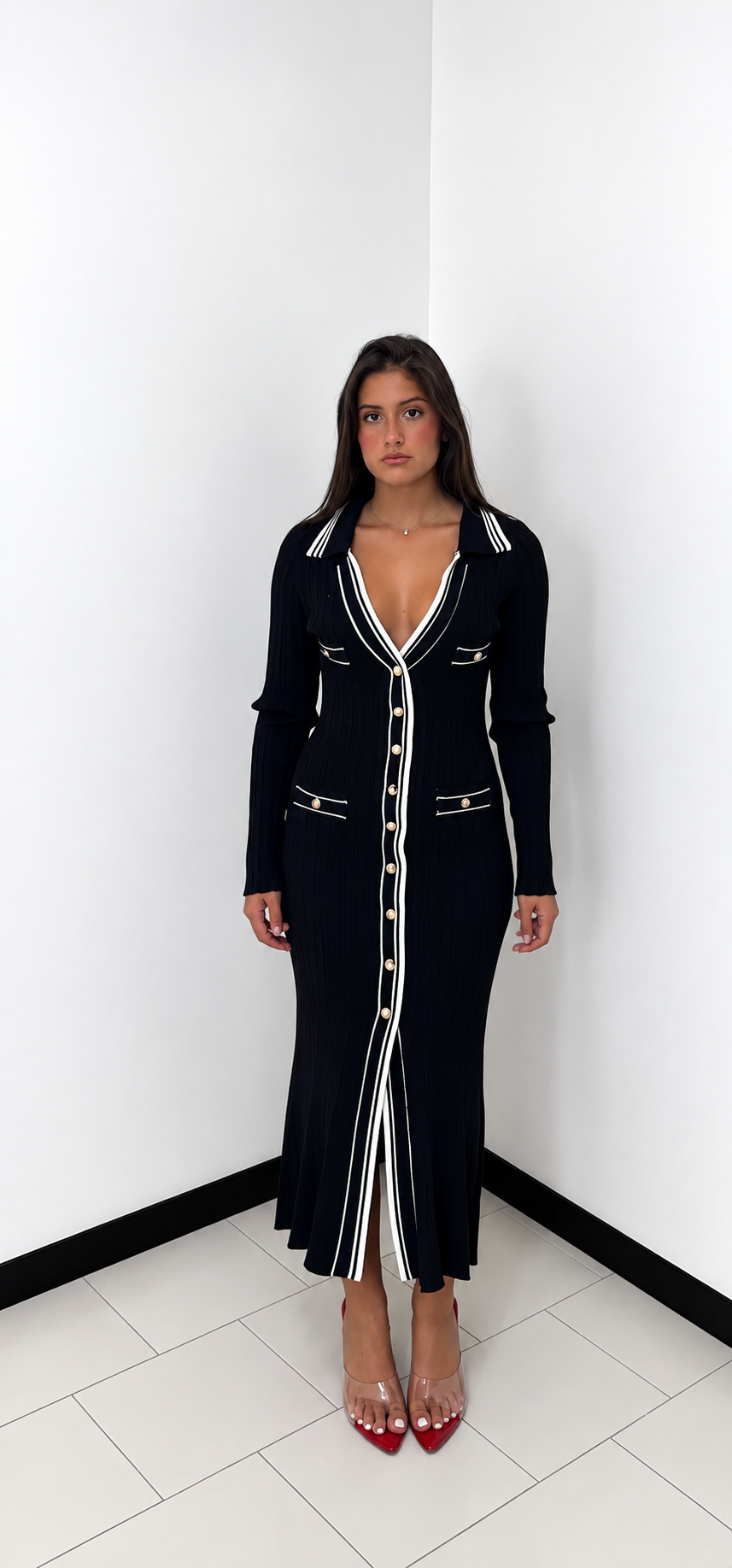 Abito Paris Chic a Costine