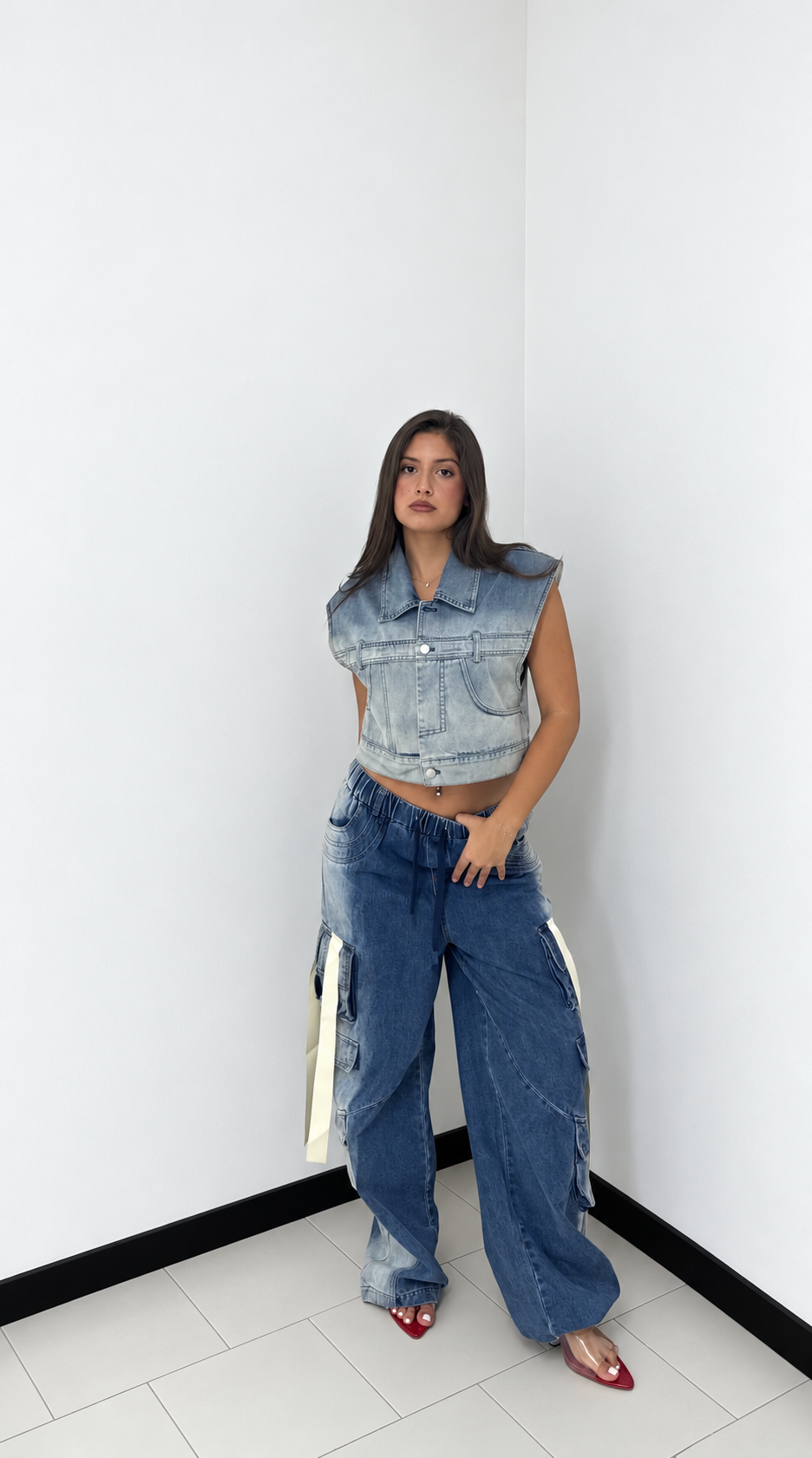 Completo Denim Street Style Blue