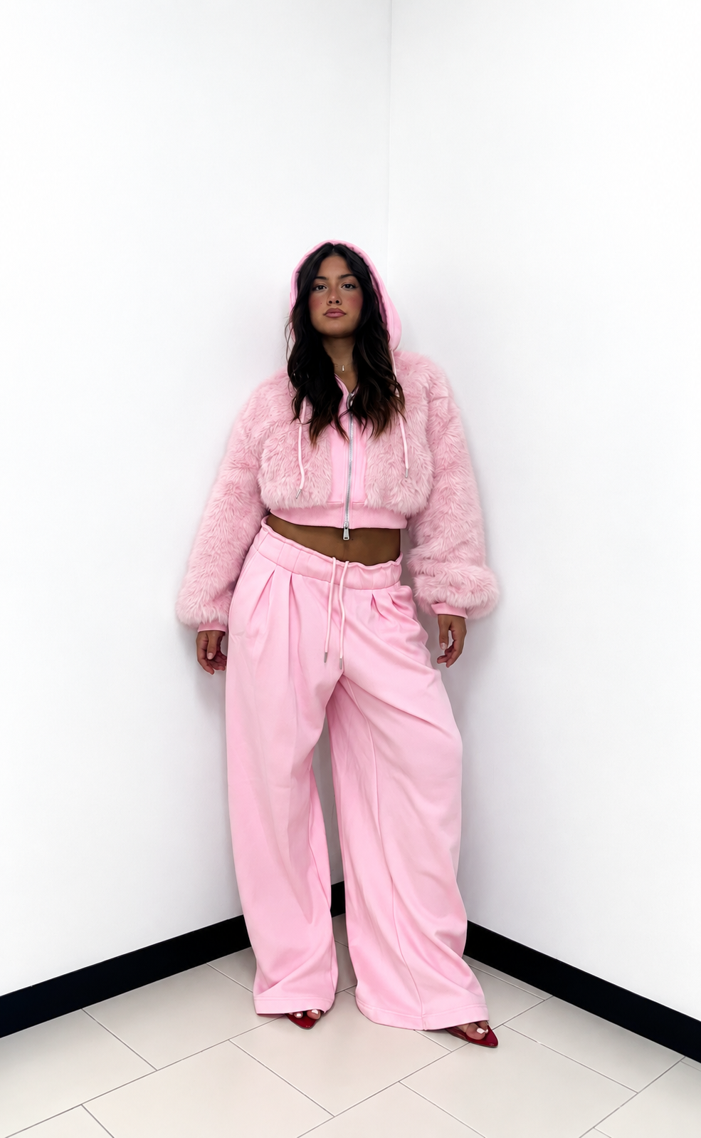 COMPLETO FUR GLAM PINK