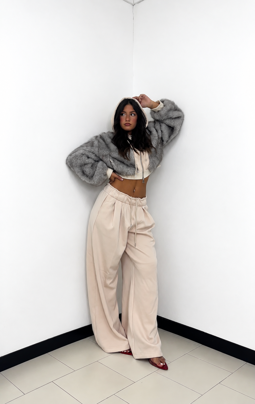 COMPLETO FUR GLAM BEIGE