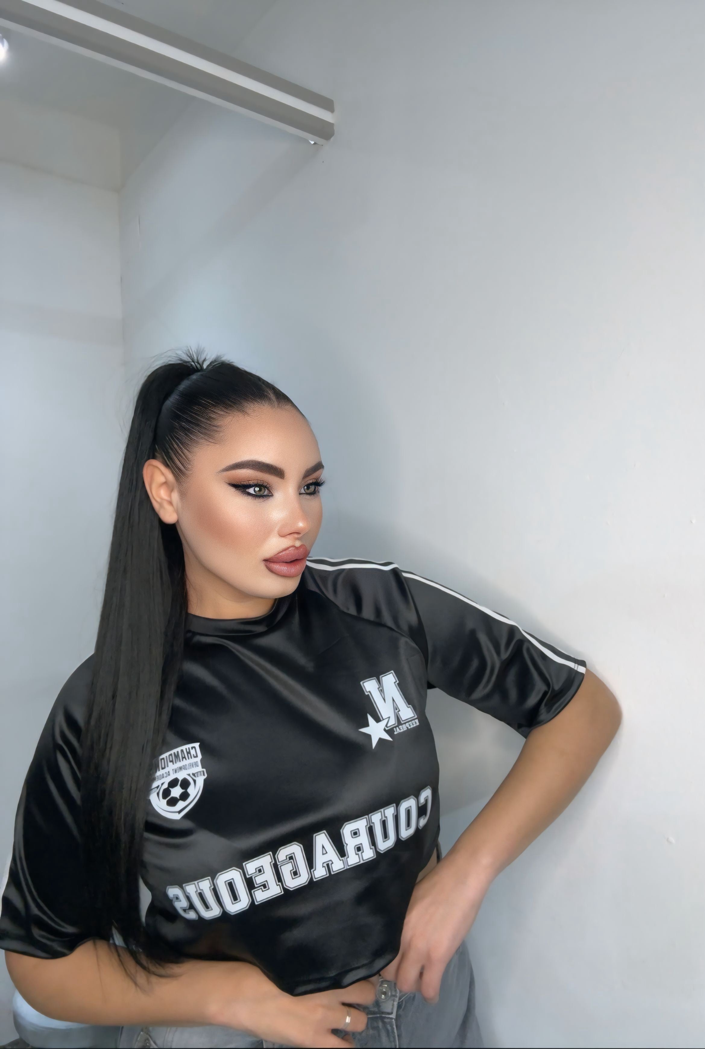 T-shirt basket black
